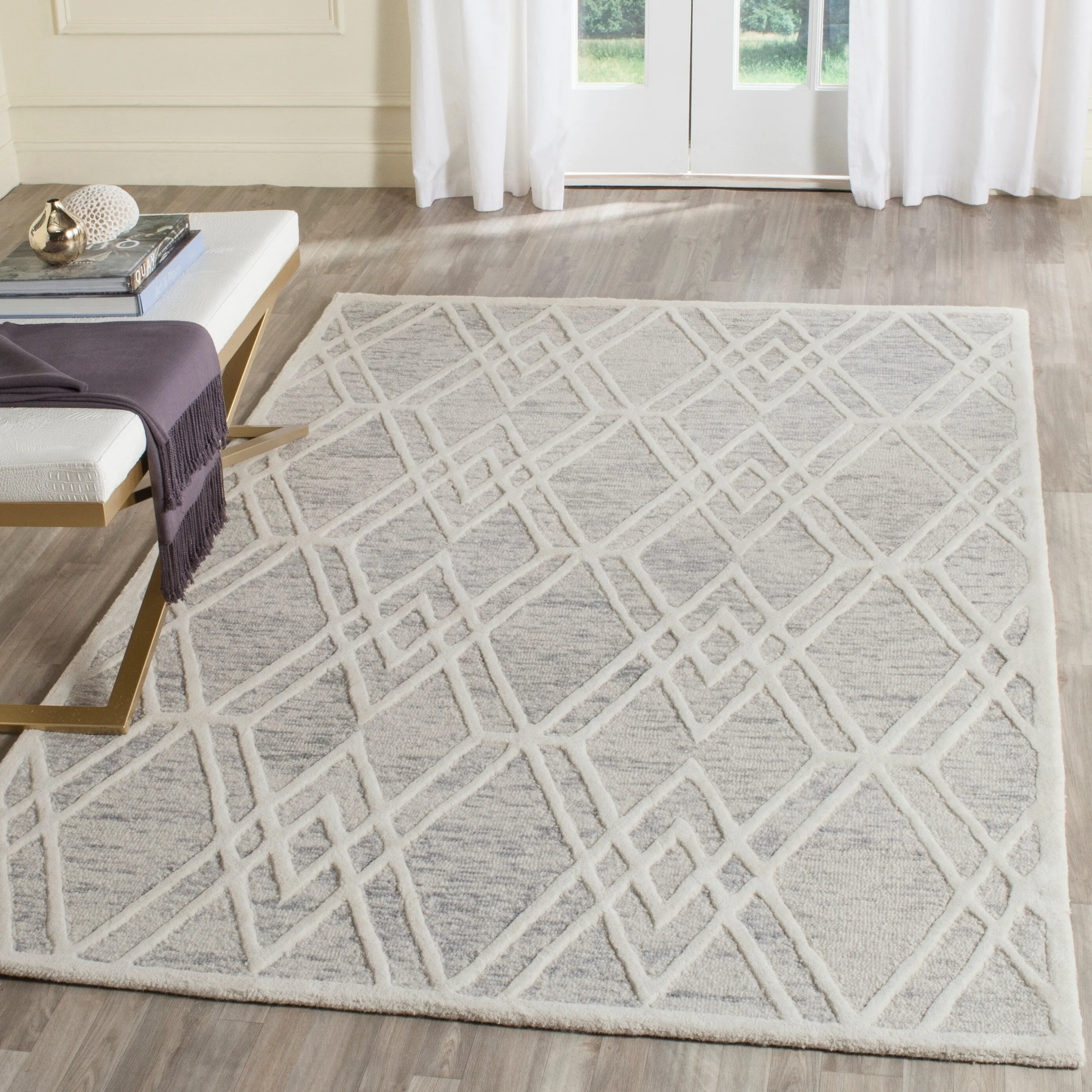 SAFAVIEH Handmade Cambridge Chieko Modern Wool Rug