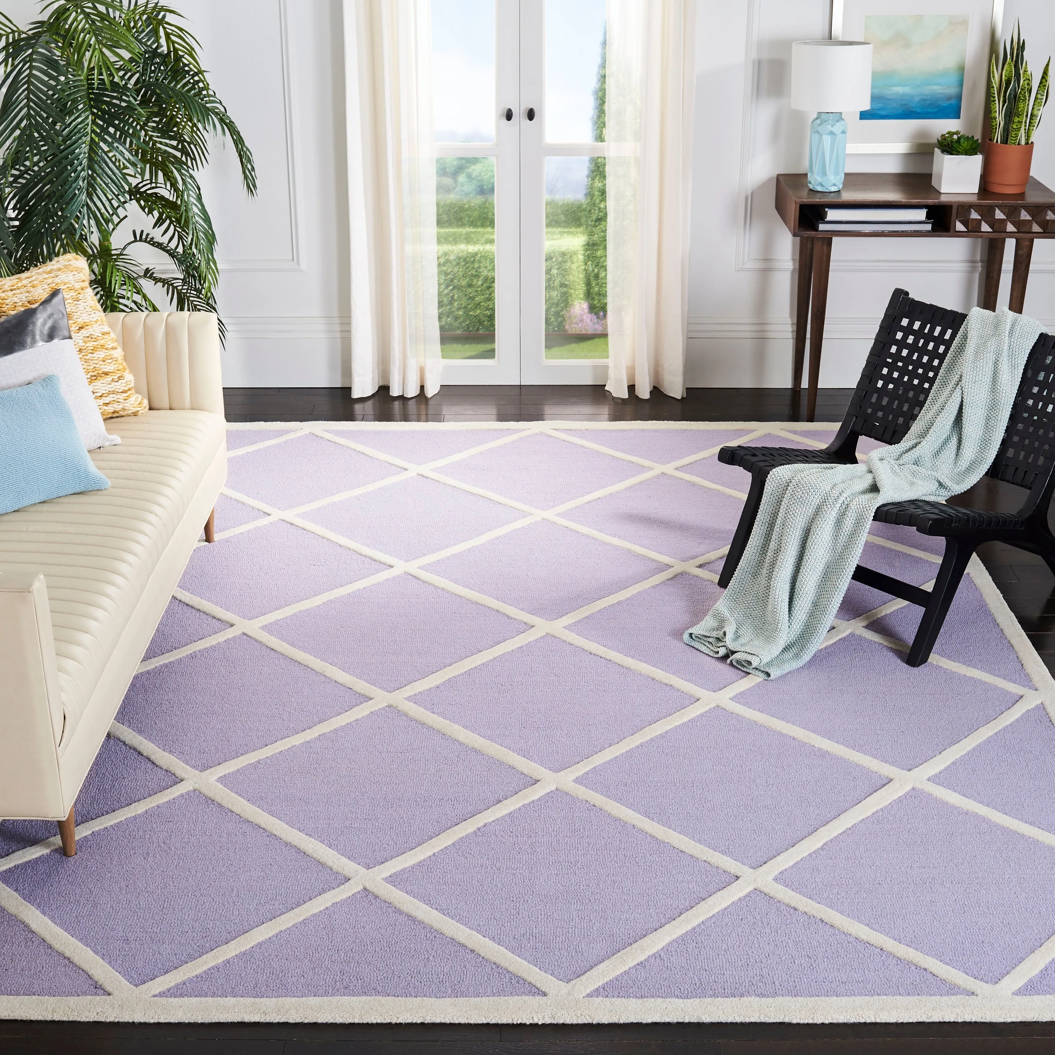 SAFAVIEH Handmade Cambridge Vija Modern Moroccan Wool Rug