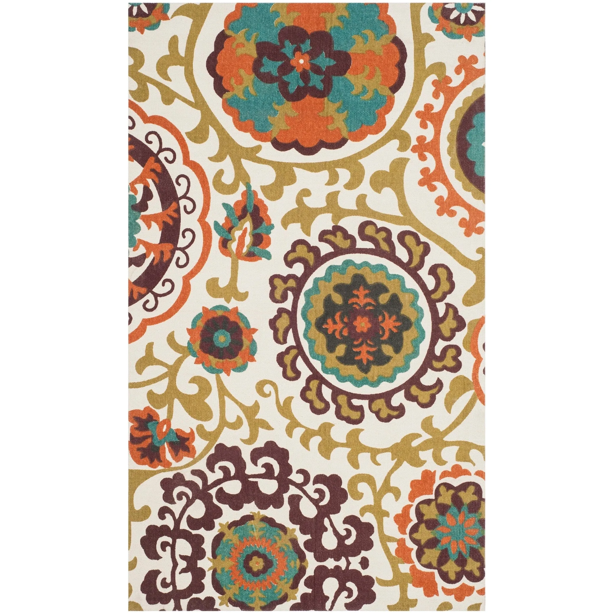 SAFAVIEH Handmade Cedar Brook Bahareh Modern Cotton Rug