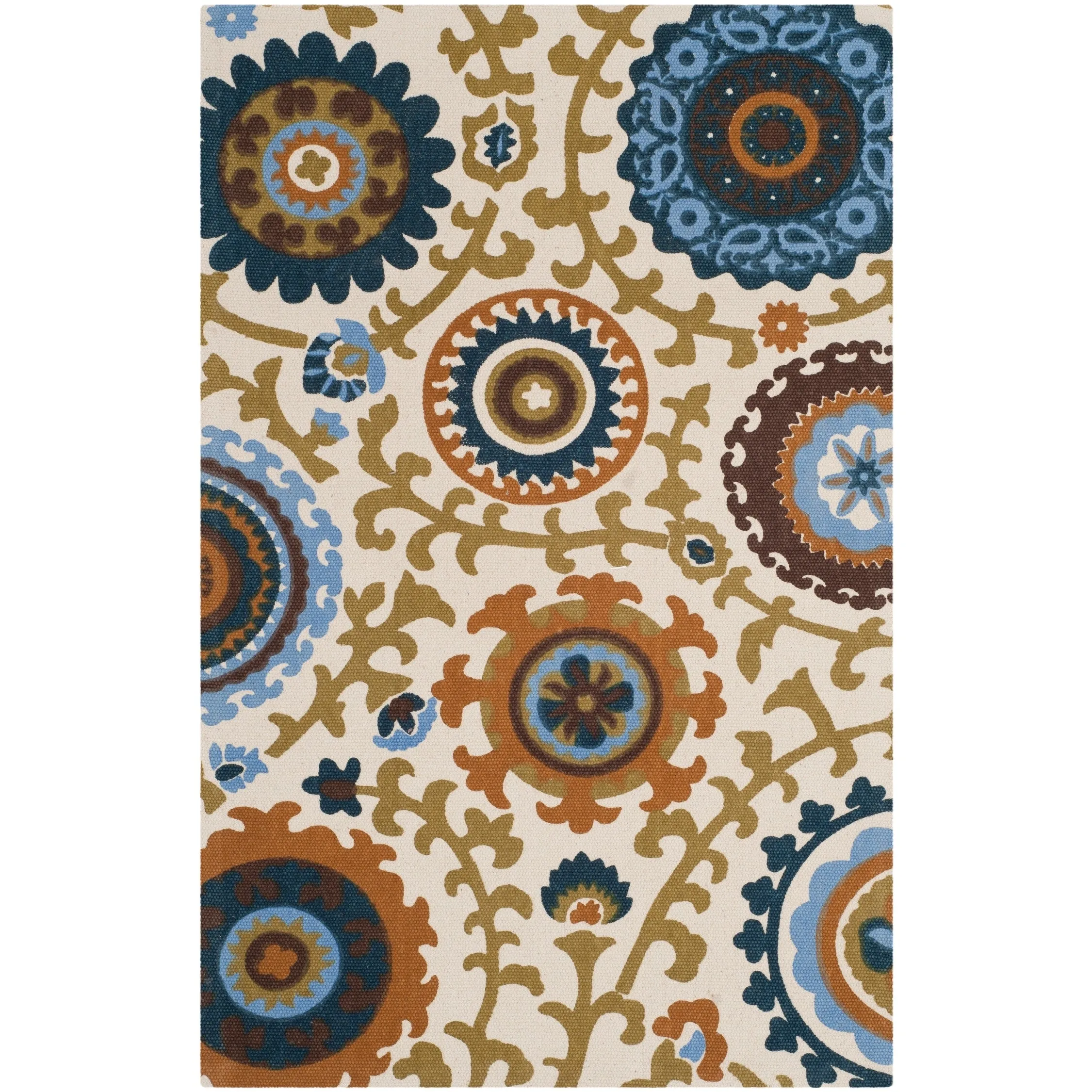 SAFAVIEH Handmade Cedar Brook Bahareh Modern Cotton Rug