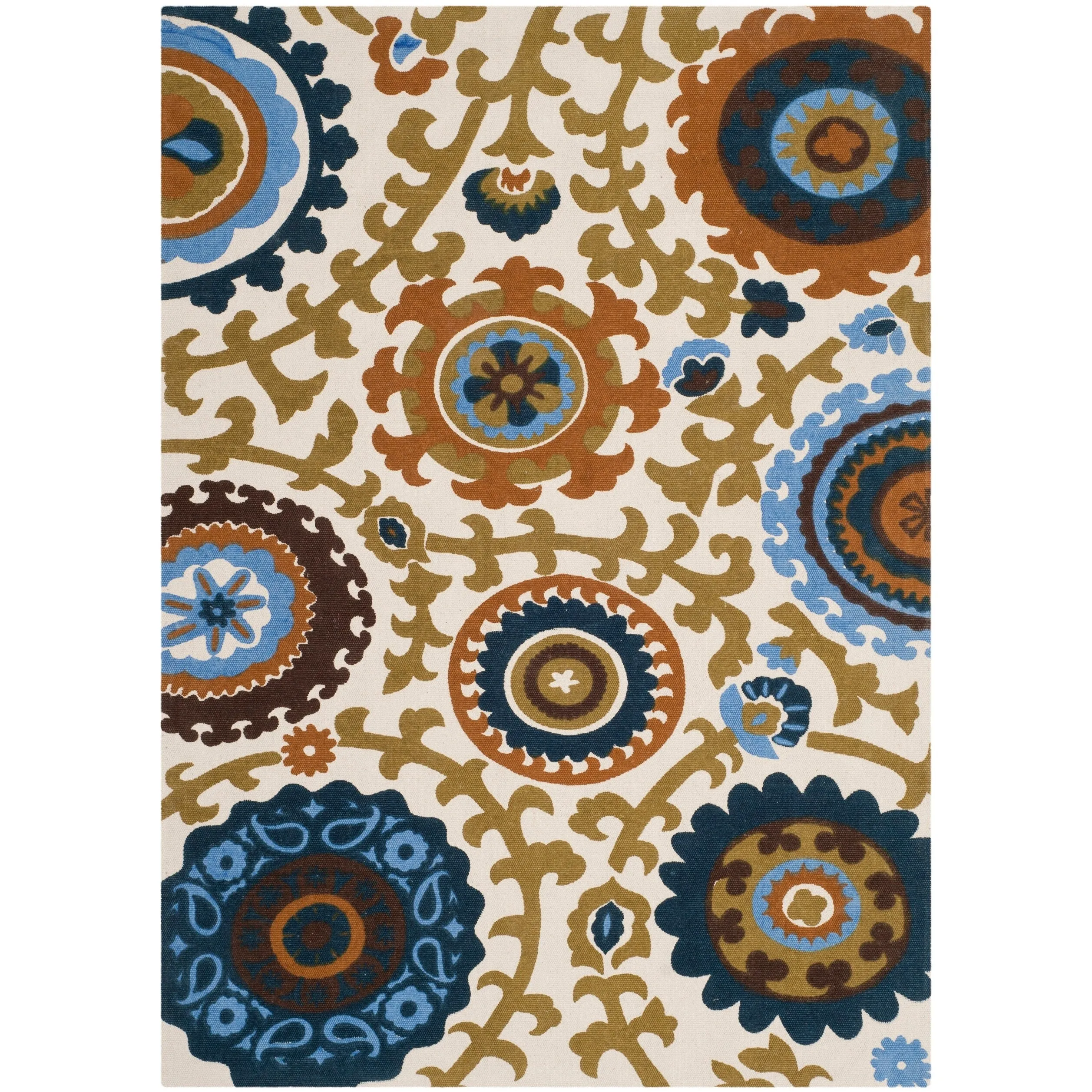 SAFAVIEH Handmade Cedar Brook Bahareh Modern Cotton Rug