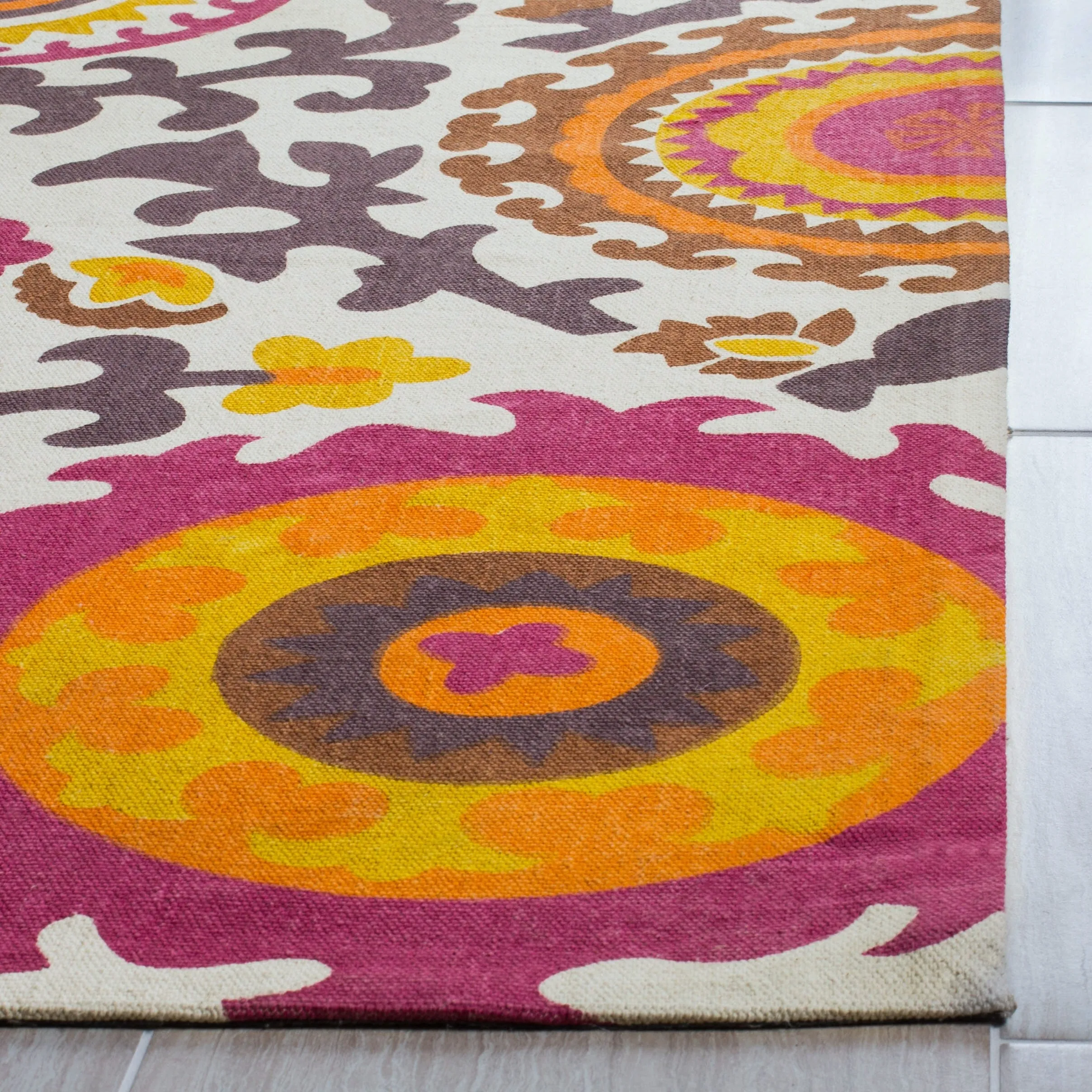 SAFAVIEH Handmade Cedar Brook Bahareh Modern Cotton Rug