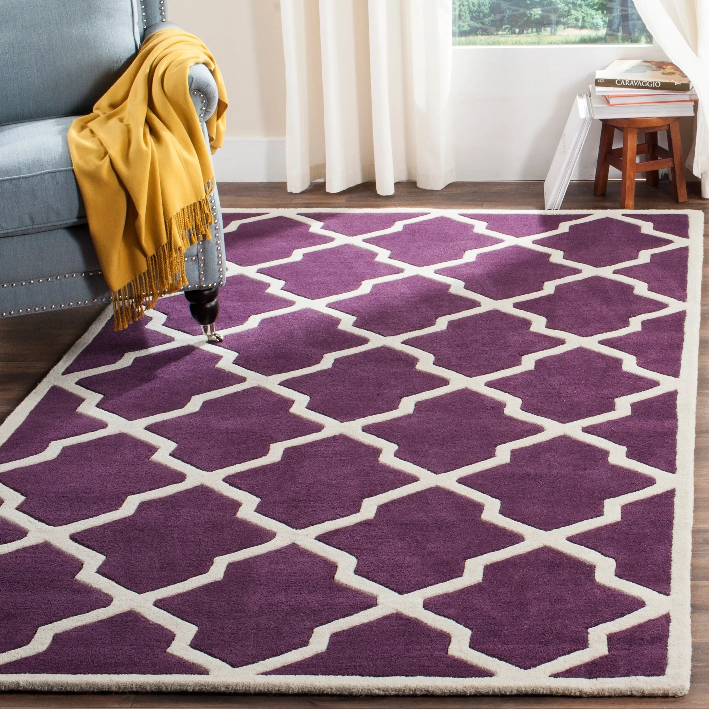 SAFAVIEH Handmade Chatham Rinske Modern Moroccan Wool Rug