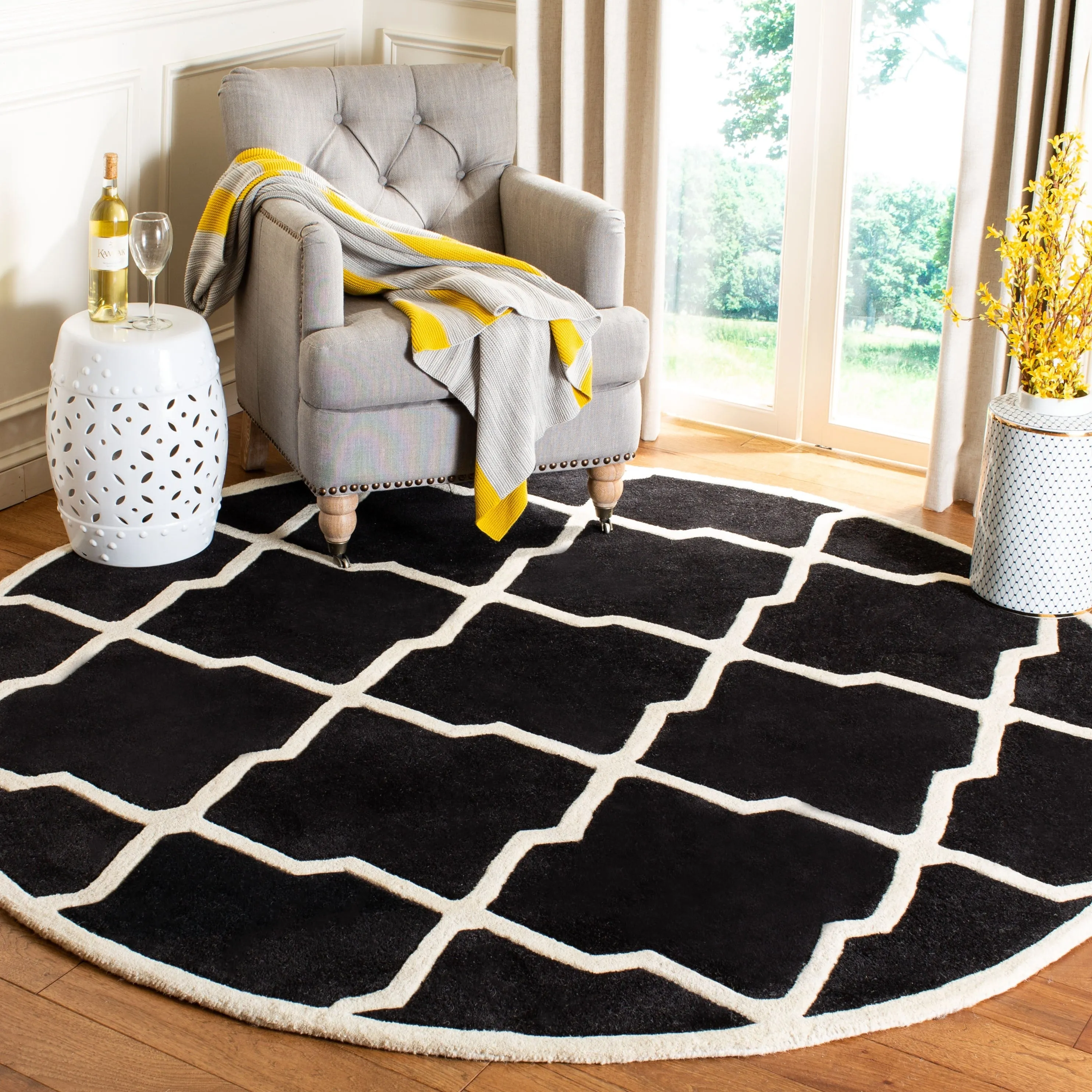 SAFAVIEH Handmade Chatham Rinske Modern Moroccan Wool Rug