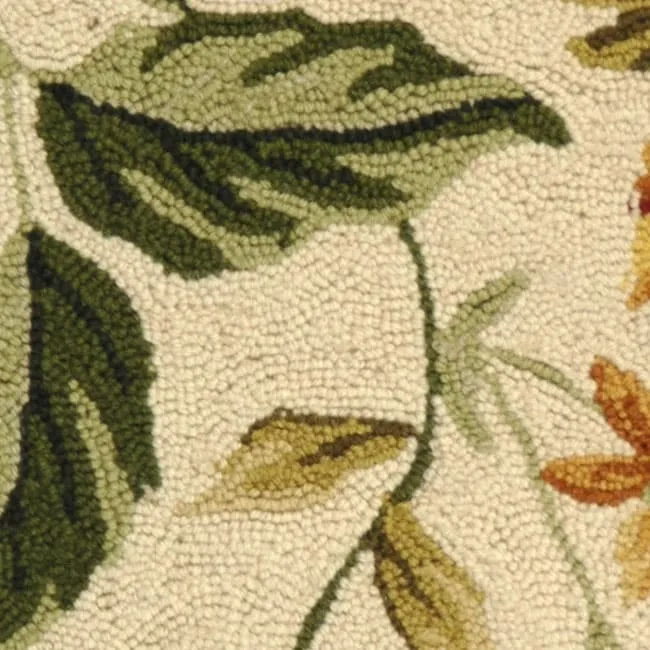 SAFAVIEH Handmade Chelsea Faigel French Country Floral Wool Rug