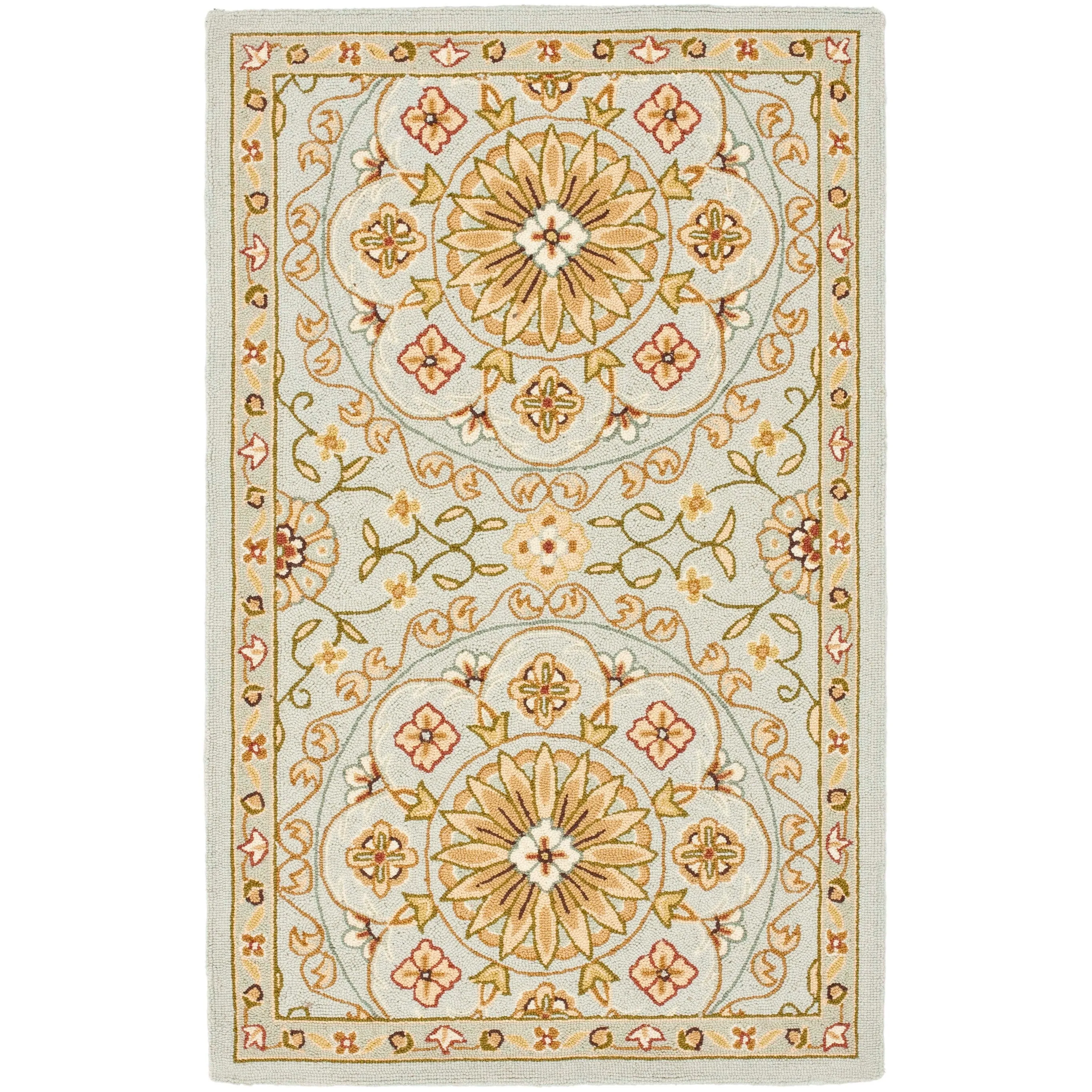 SAFAVIEH Handmade Chelsea Genta French Country Wool Rug