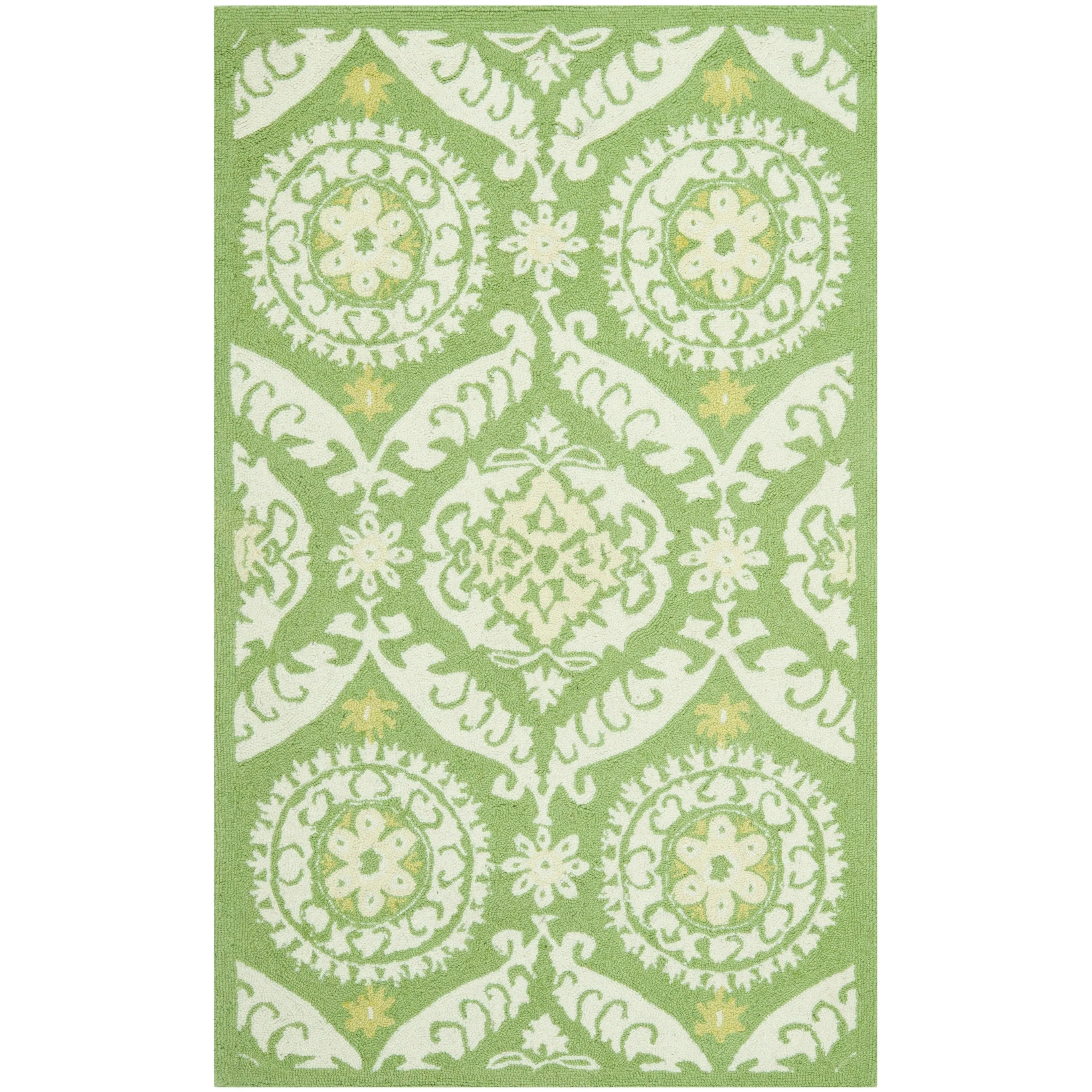 SAFAVIEH Handmade Chelsea Nazeli French Country Wool Rug