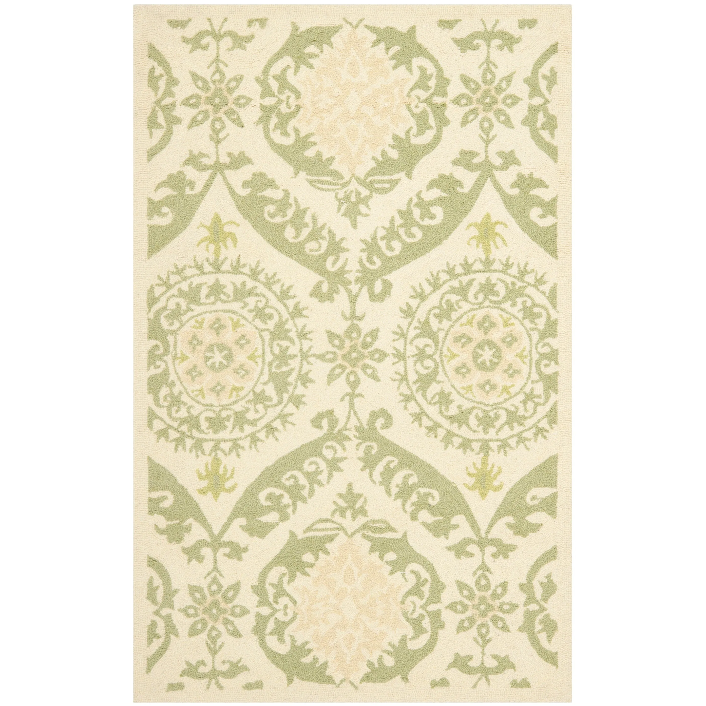 SAFAVIEH Handmade Chelsea Nazeli French Country Wool Rug