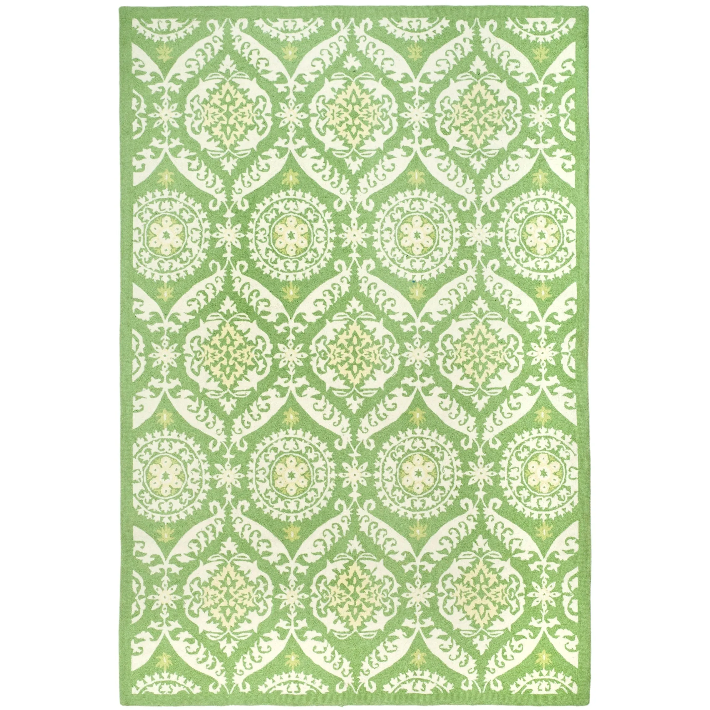 SAFAVIEH Handmade Chelsea Nazeli French Country Wool Rug