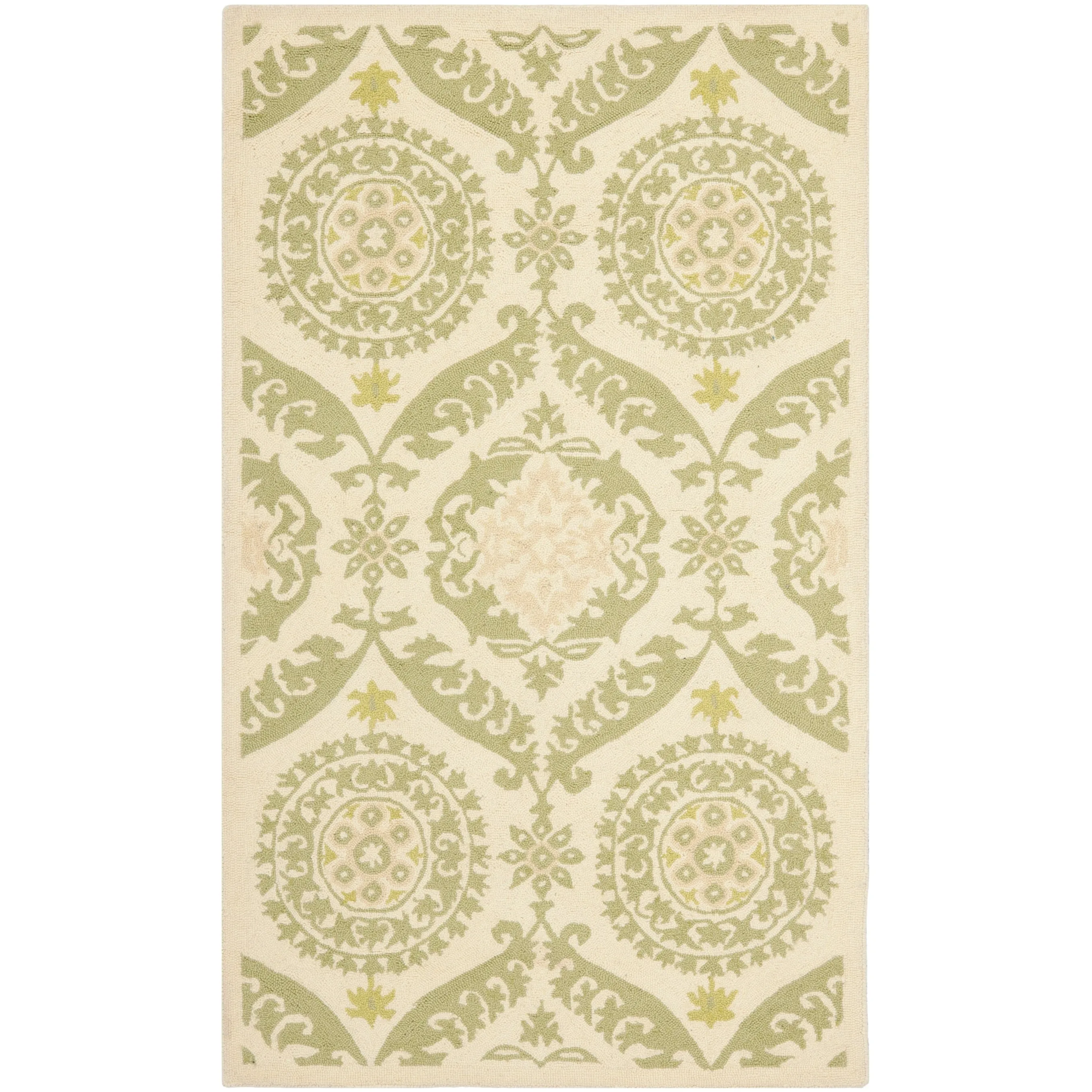 SAFAVIEH Handmade Chelsea Nazeli French Country Wool Rug