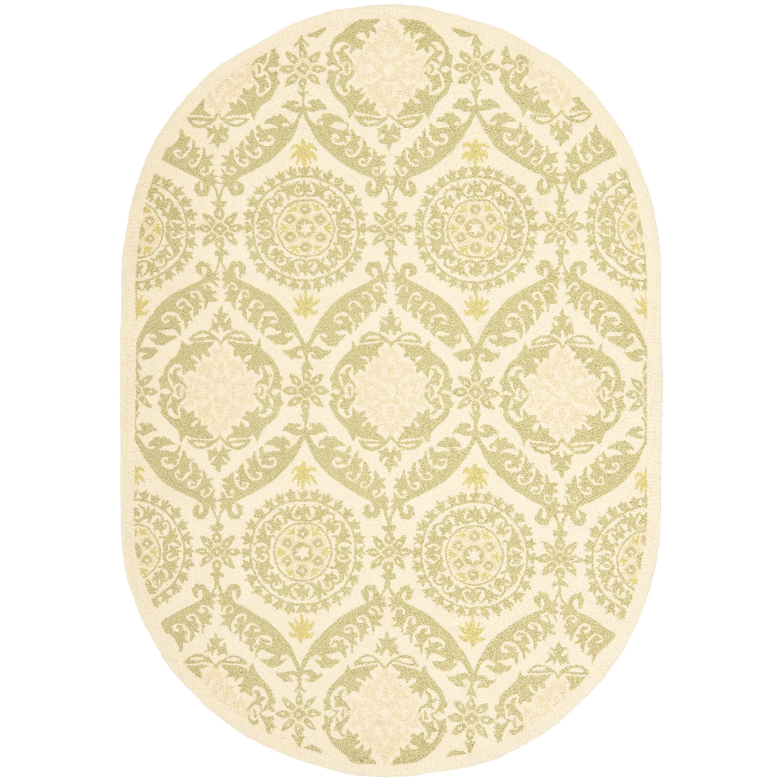 SAFAVIEH Handmade Chelsea Nazeli French Country Wool Rug