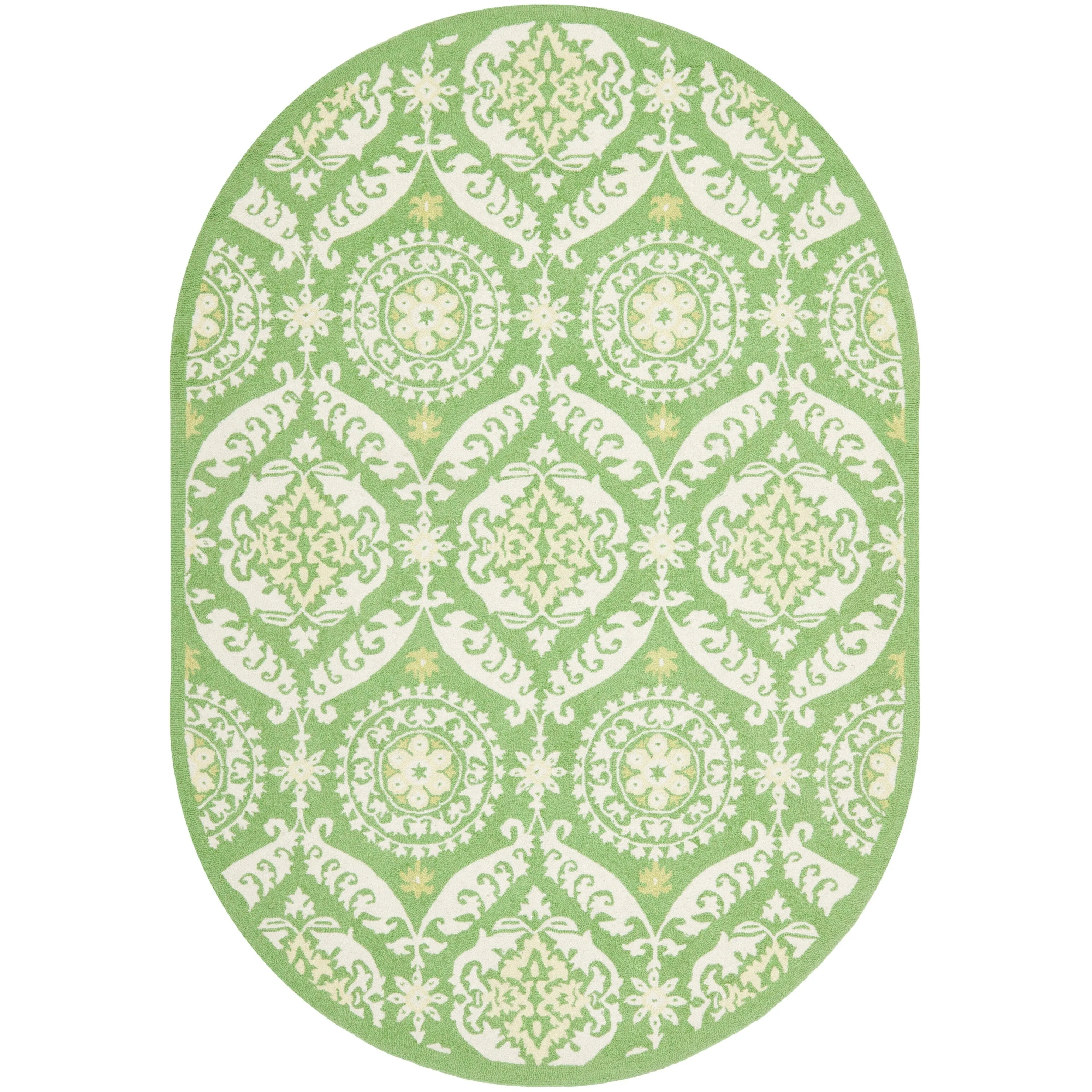 SAFAVIEH Handmade Chelsea Nazeli French Country Wool Rug