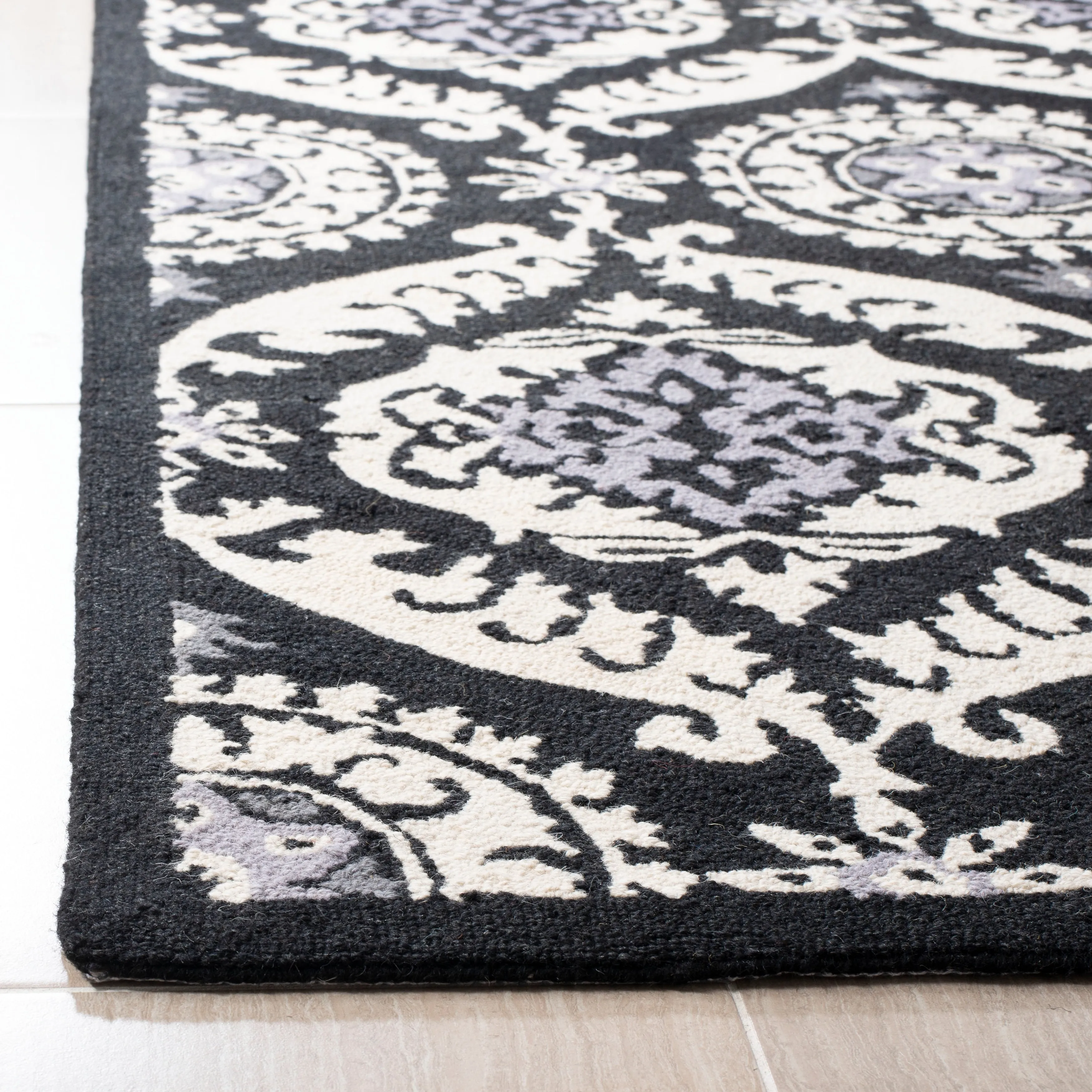 SAFAVIEH Handmade Chelsea Nazeli French Country Wool Rug