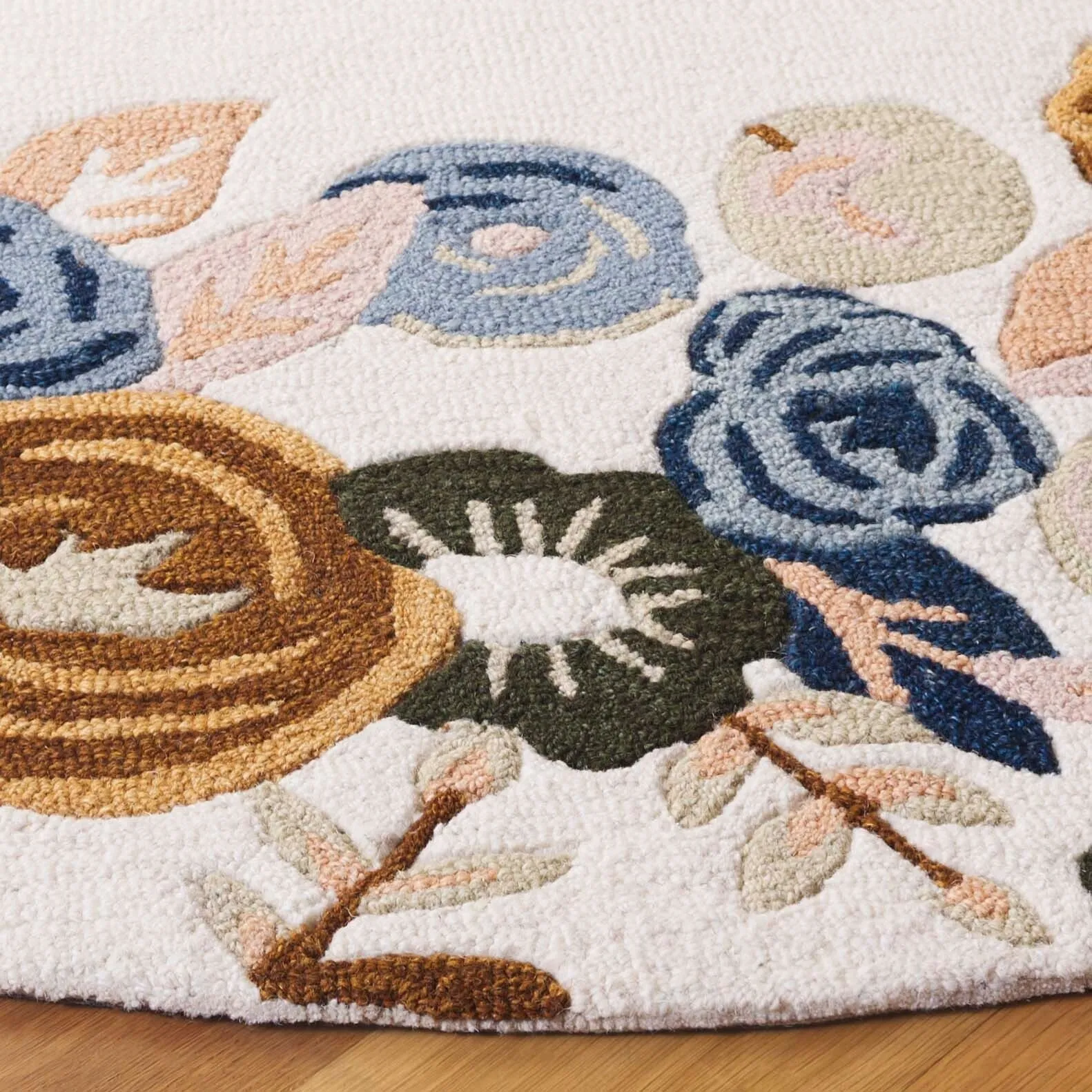 SAFAVIEH Handmade Chelsea Pietie French Country Floral Wool Rug