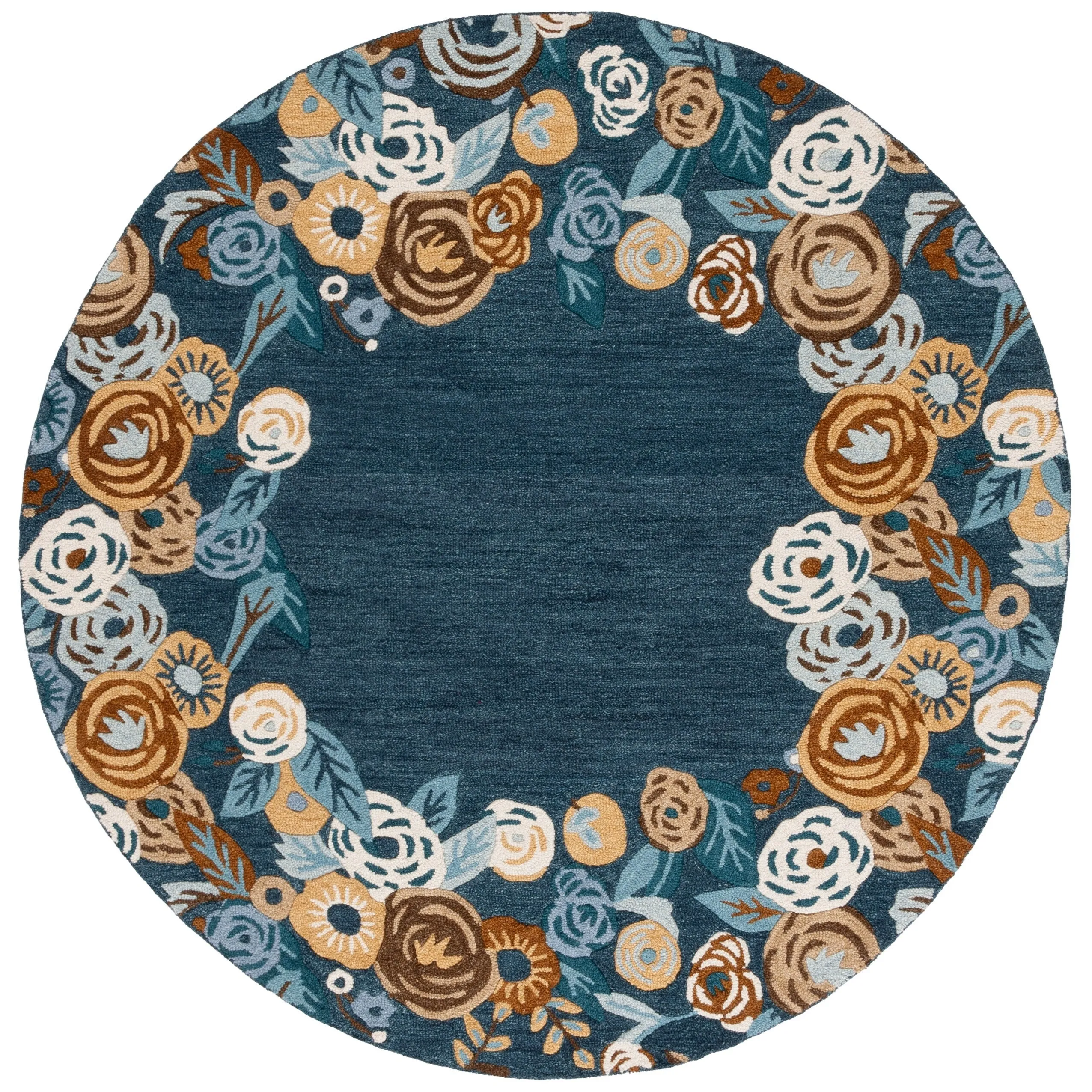 SAFAVIEH Handmade Chelsea Pietie French Country Floral Wool Rug
