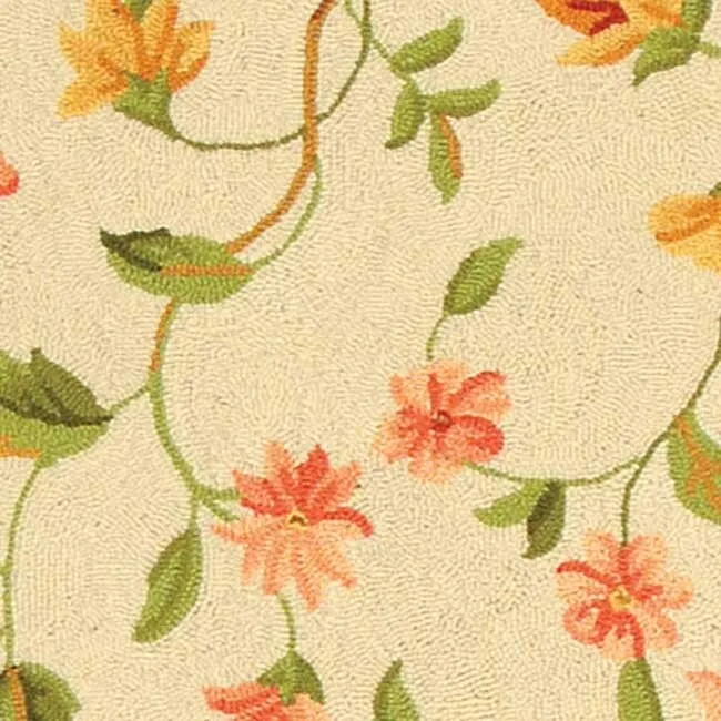 SAFAVIEH Handmade Chelsea Rodovica Floral French Country Wool Rug