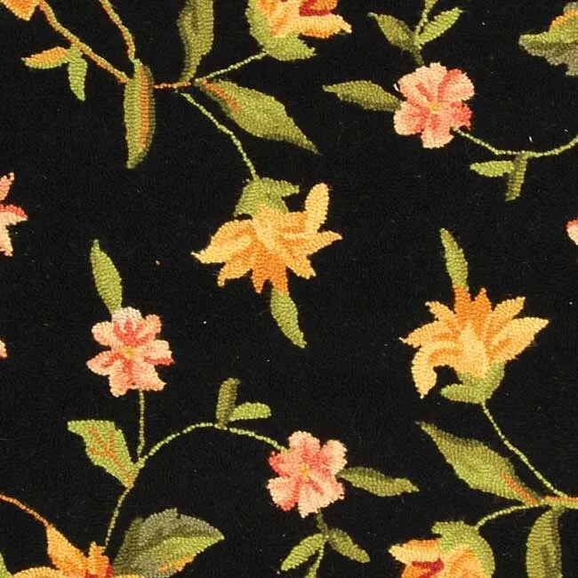 SAFAVIEH Handmade Chelsea Rodovica Floral French Country Wool Rug