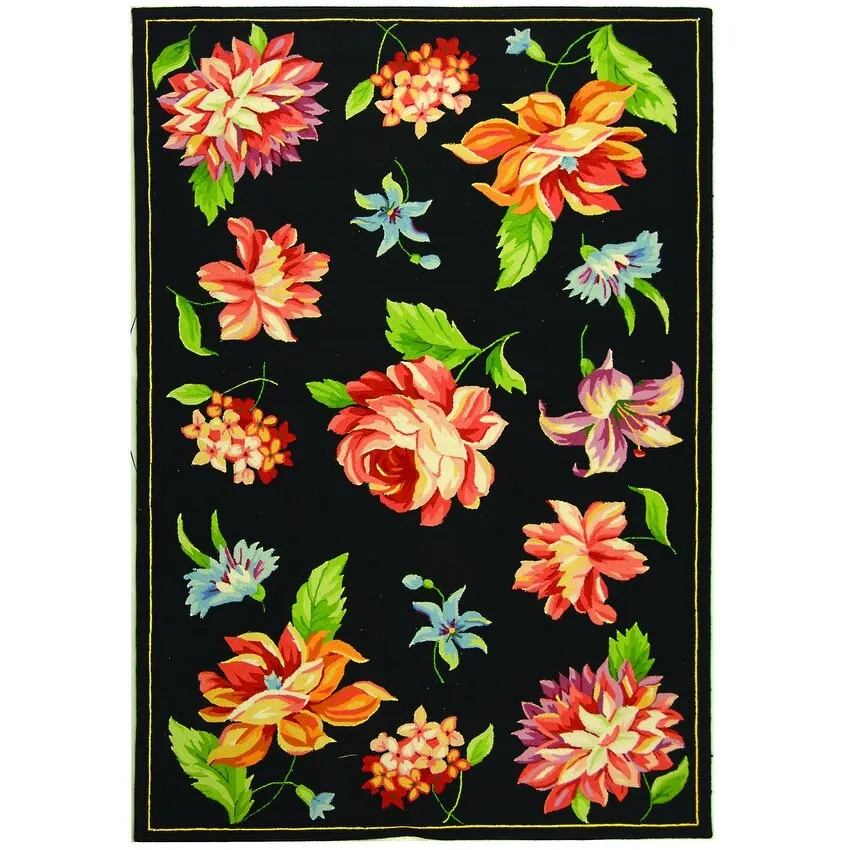 SAFAVIEH Handmade Chelsea Sprig French Country Wool Rug