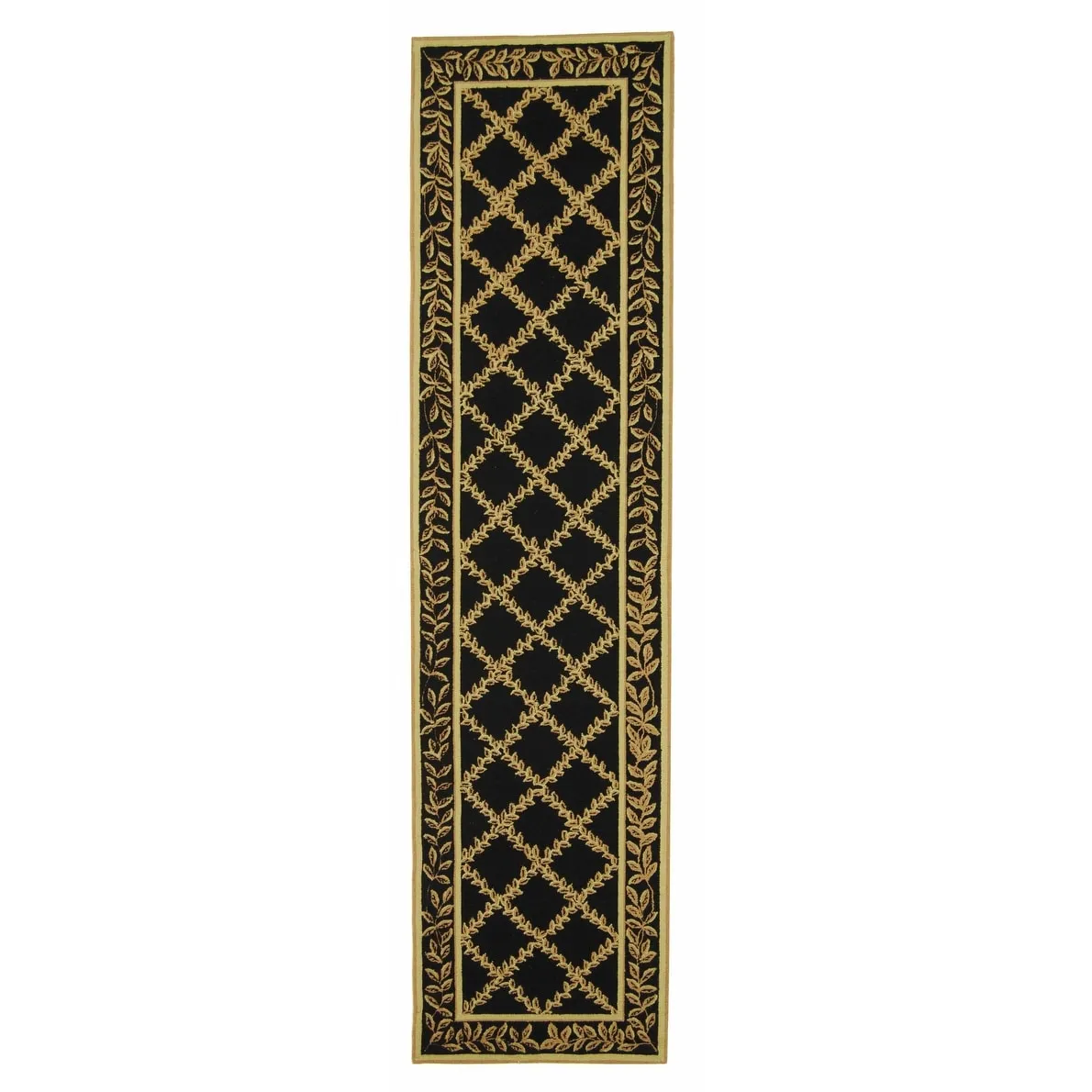 SAFAVIEH Handmade Chelsea Sunstripe Trellis French Country Wool Rug