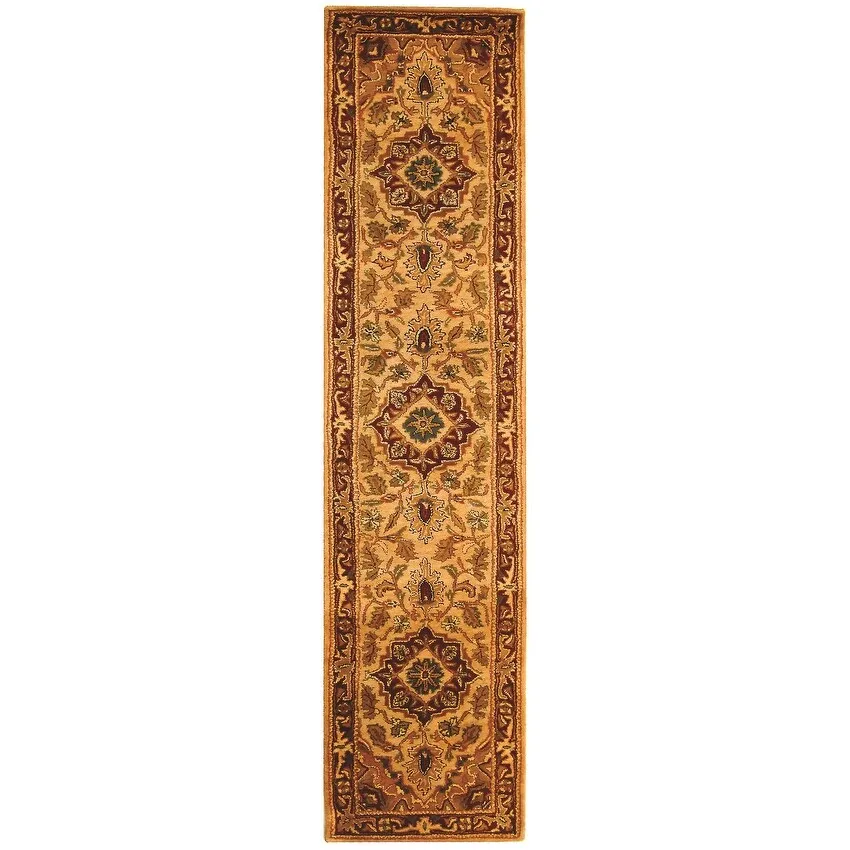 SAFAVIEH Handmade Classic Sineta Traditional Oriental Wool Rug