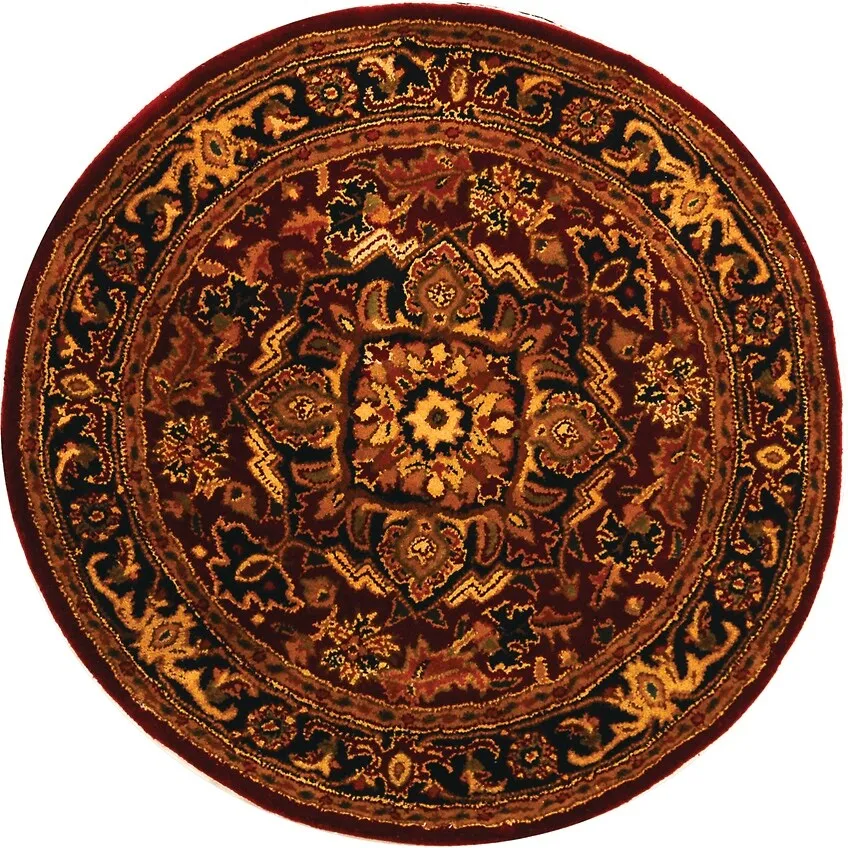 SAFAVIEH Handmade Classic Sineta Traditional Oriental Wool Rug