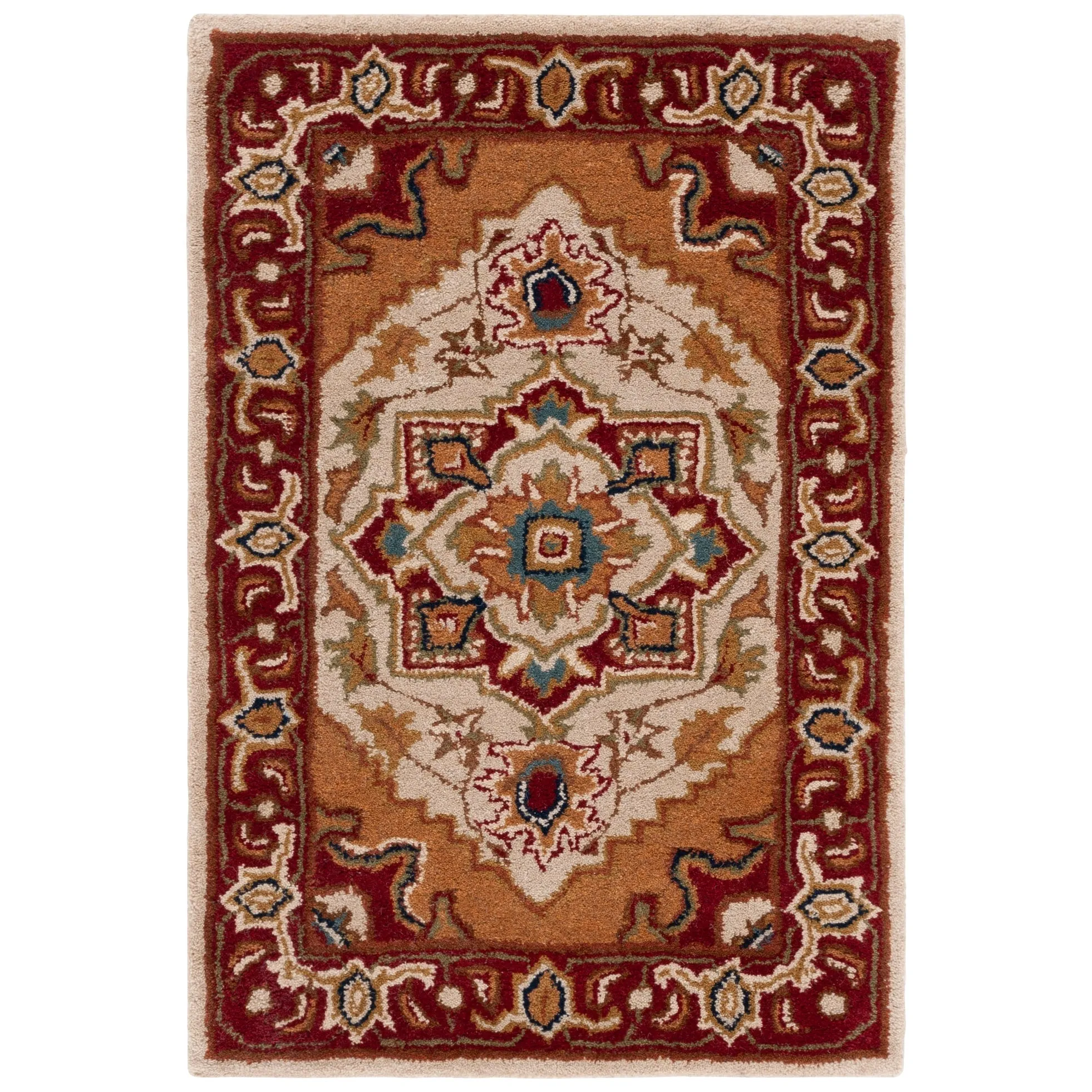 SAFAVIEH Handmade Classic Sineta Traditional Oriental Wool Rug