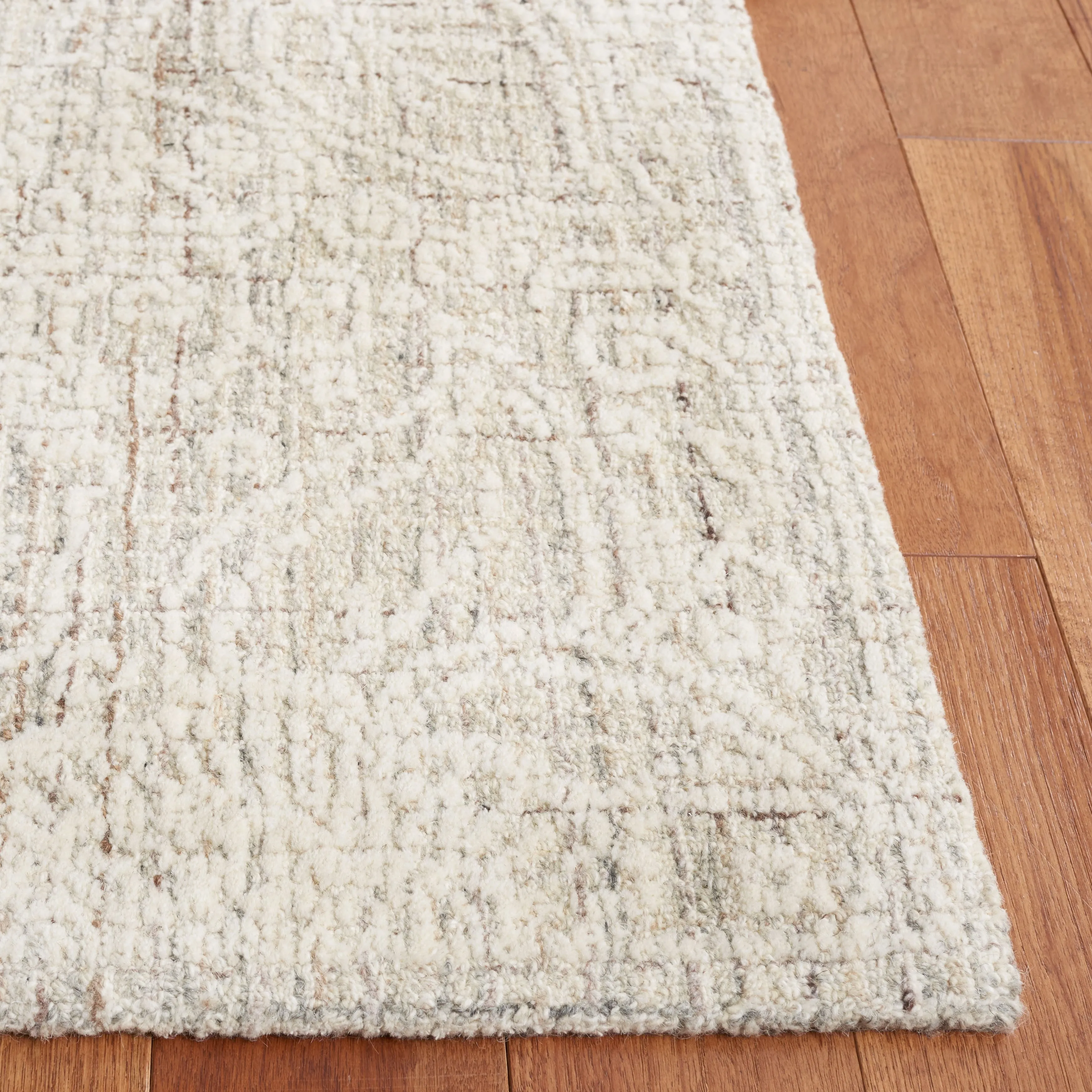 SAFAVIEH Handmade Ebony Dita Modern Floral Wool Rug