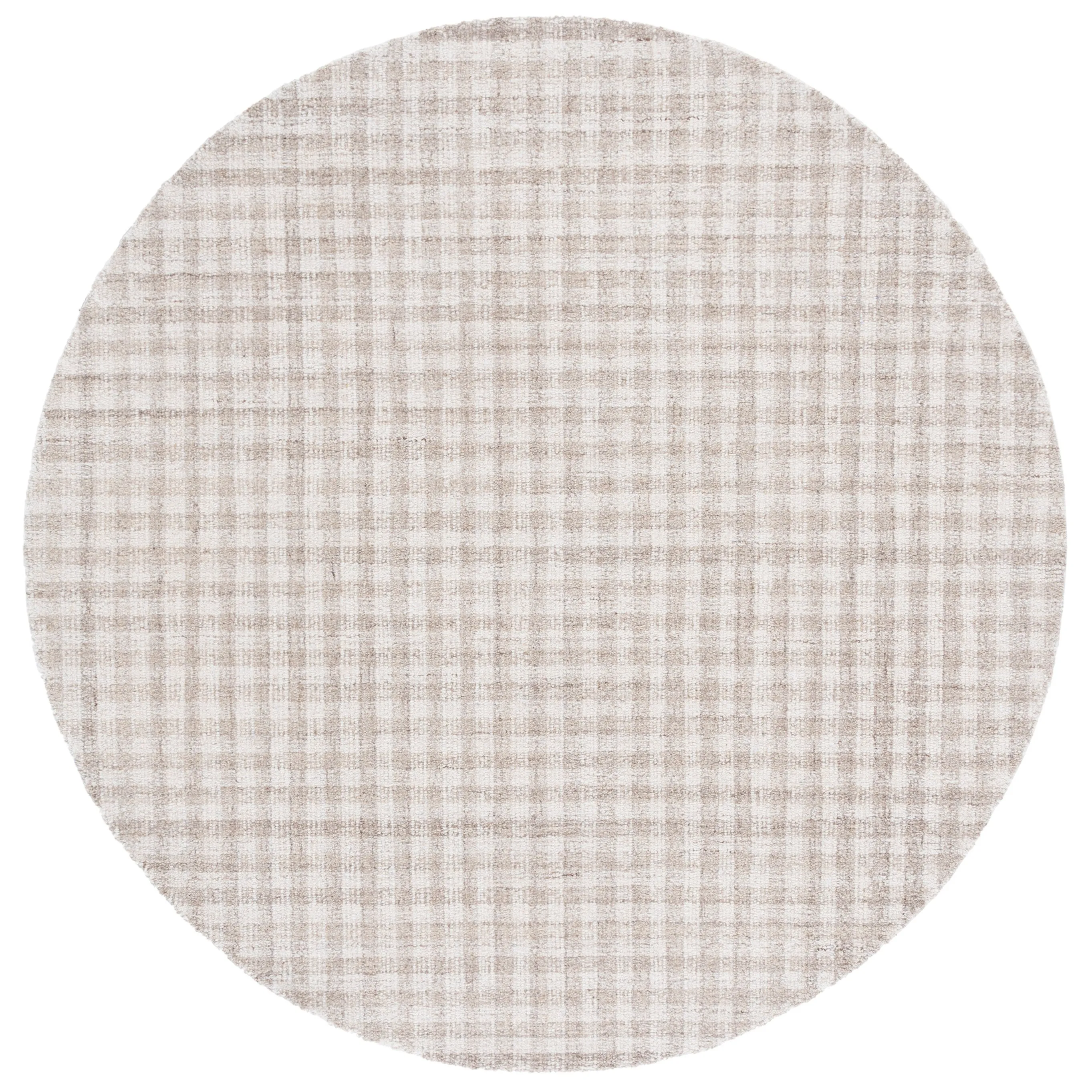 SAFAVIEH Handmade Ebony Katarin Gingham Wool Rug