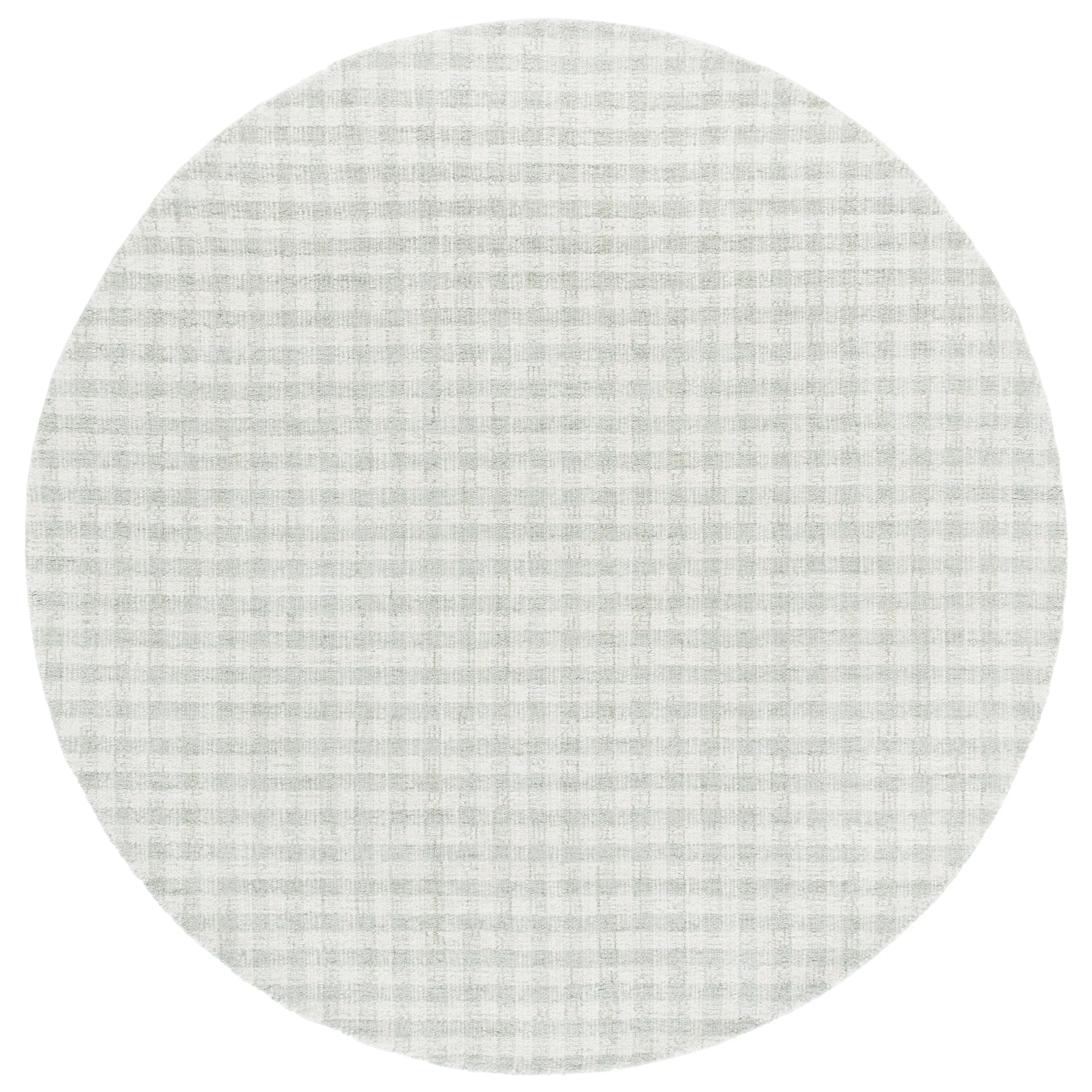 SAFAVIEH Handmade Ebony Katarin Gingham Wool Rug