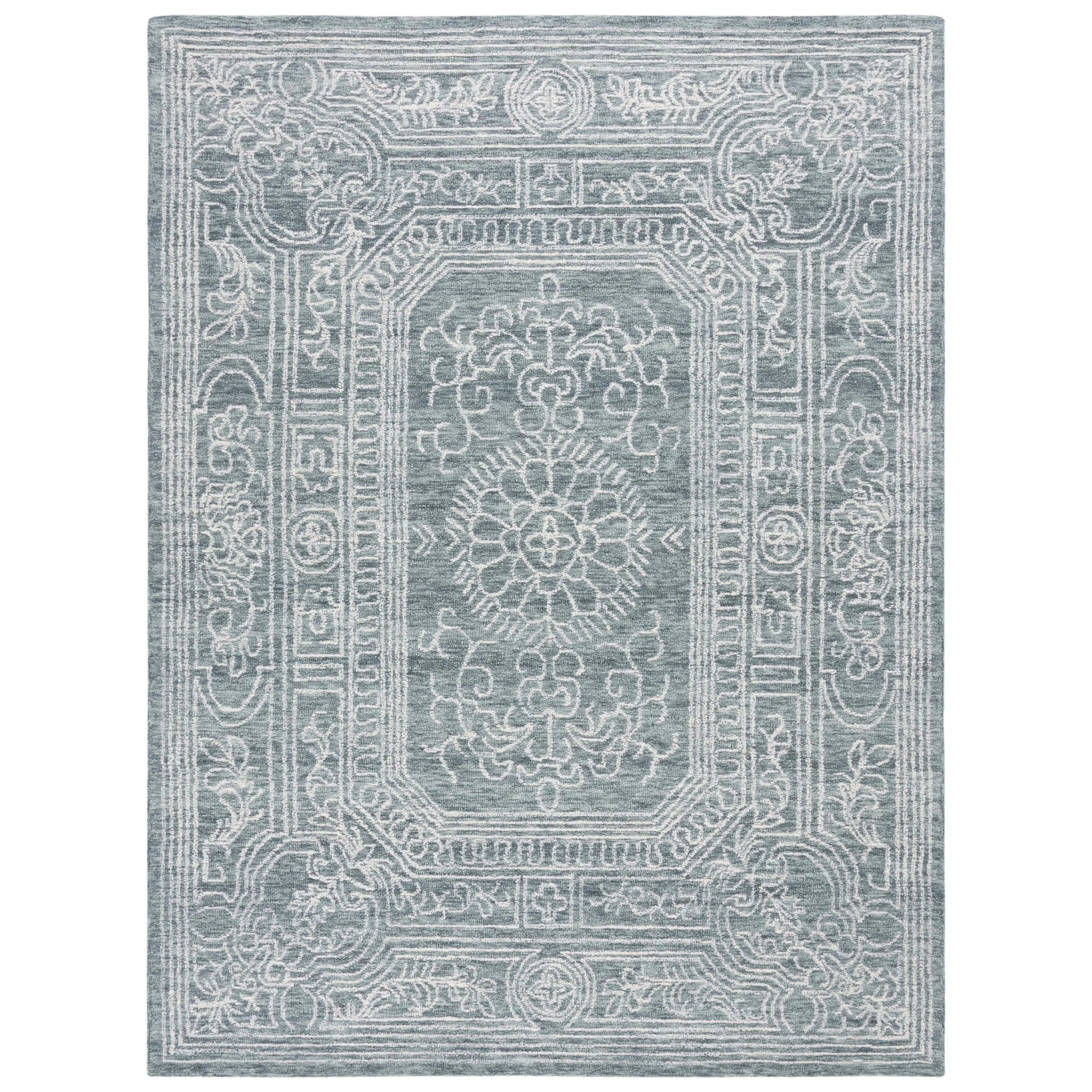 SAFAVIEH Handmade Ebony Tammy Modern Wool Rug