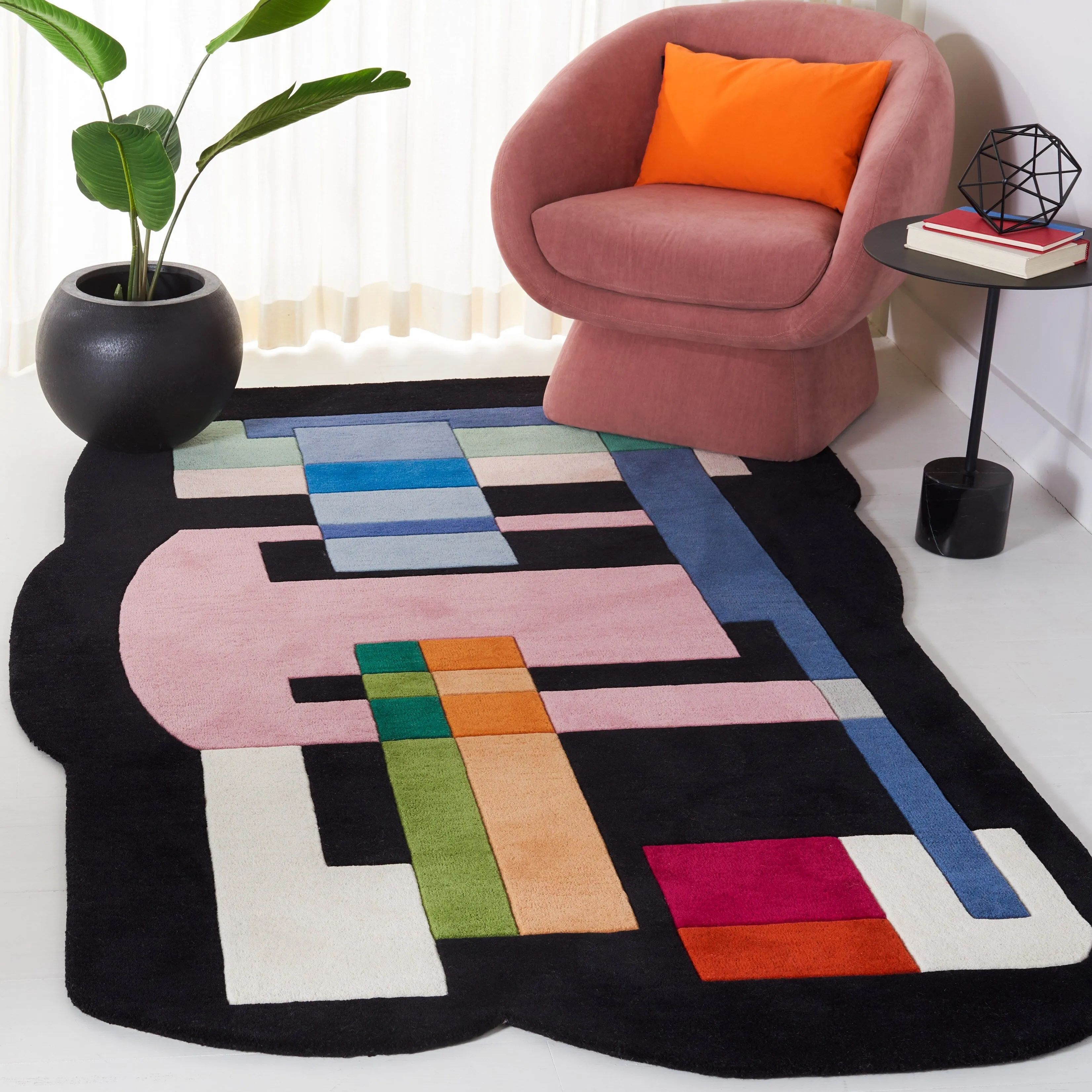 SAFAVIEH Handmade Fifth Avenue Bibica Modern Abstract New Zealand