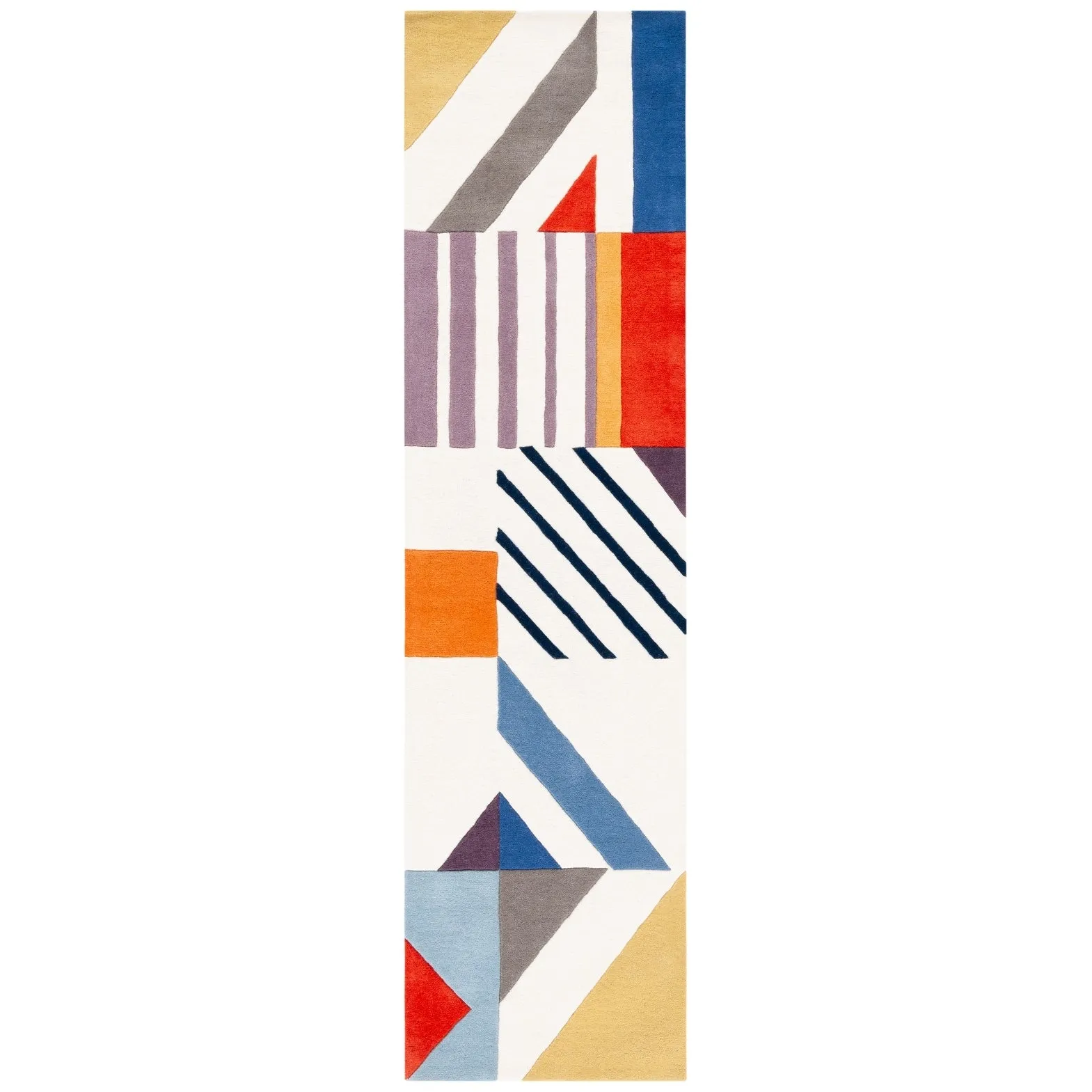 SAFAVIEH Handmade Fifth Avenue Carmo Mid-Century Modern Wool Rug
