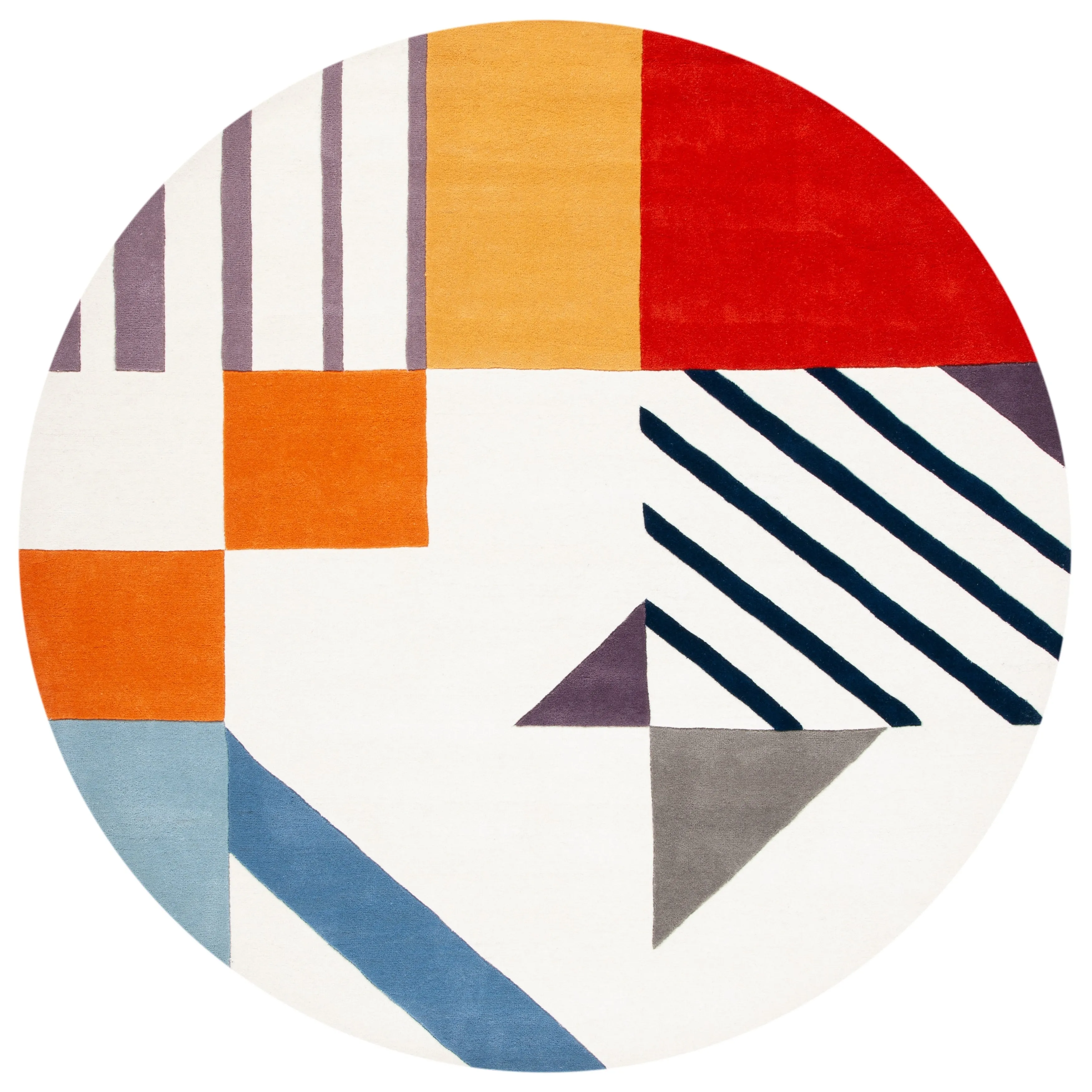 SAFAVIEH Handmade Fifth Avenue Carmo Mid-Century Modern Wool Rug