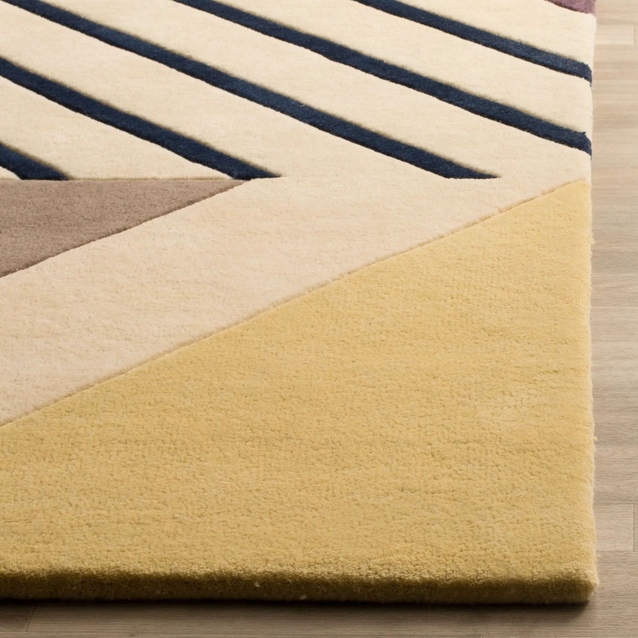 SAFAVIEH Handmade Fifth Avenue Carmo Mid-Century Modern Wool Rug