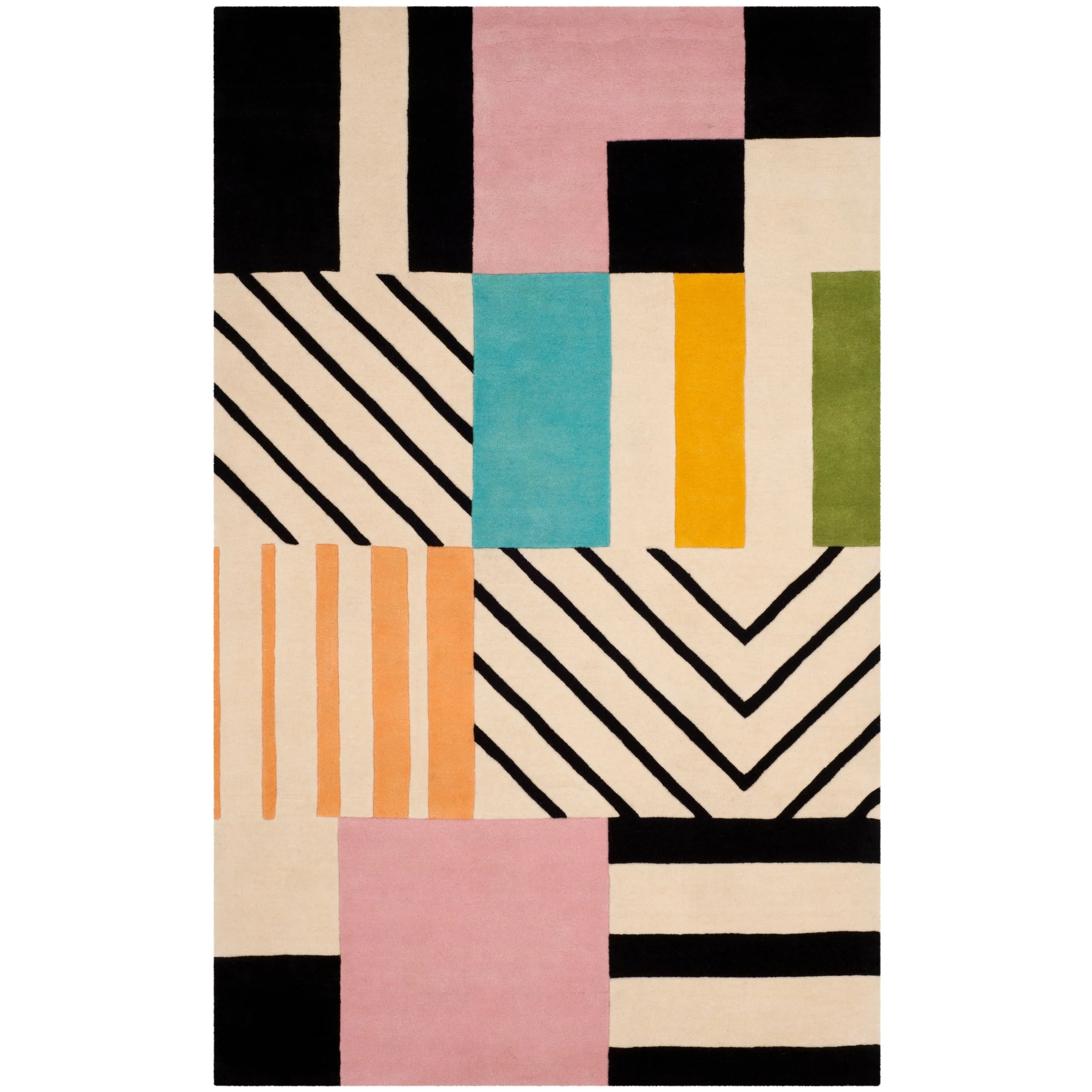 SAFAVIEH Handmade Fifth Avenue Tarsita Mid-Century Modern Wool Rug