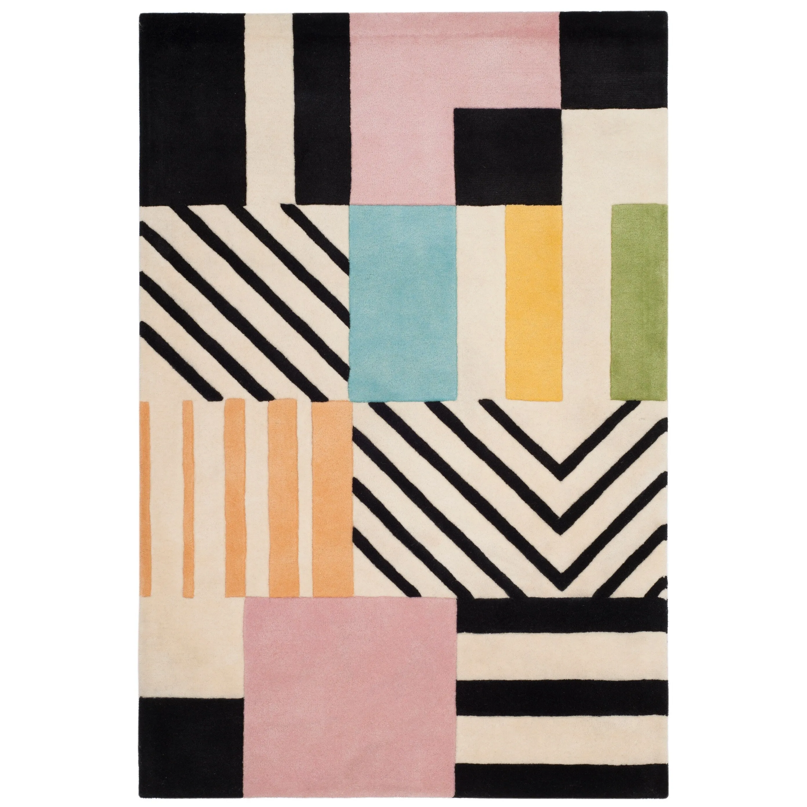 SAFAVIEH Handmade Fifth Avenue Tarsita Mid-Century Modern Wool Rug