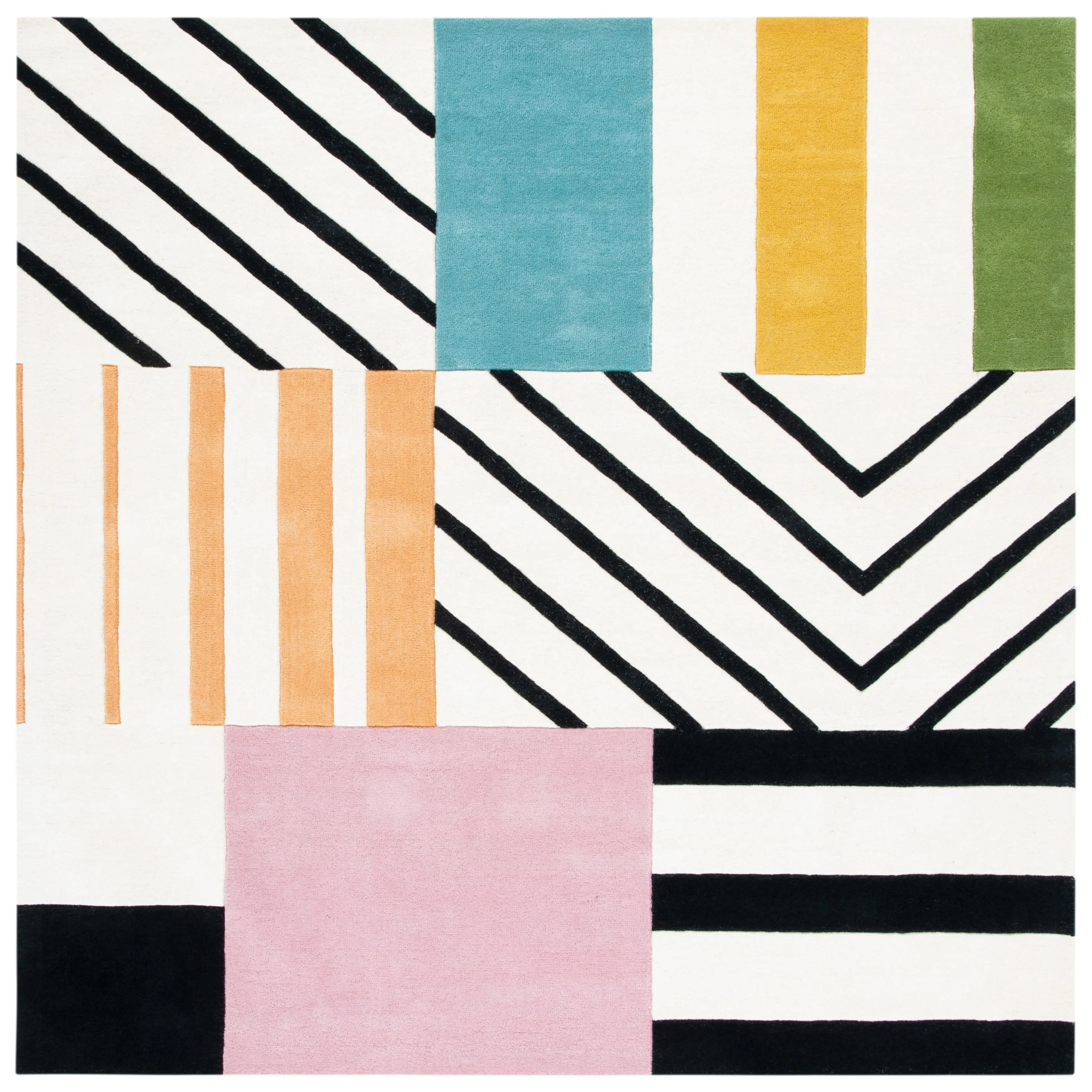 SAFAVIEH Handmade Fifth Avenue Tarsita Mid-Century Modern Wool Rug