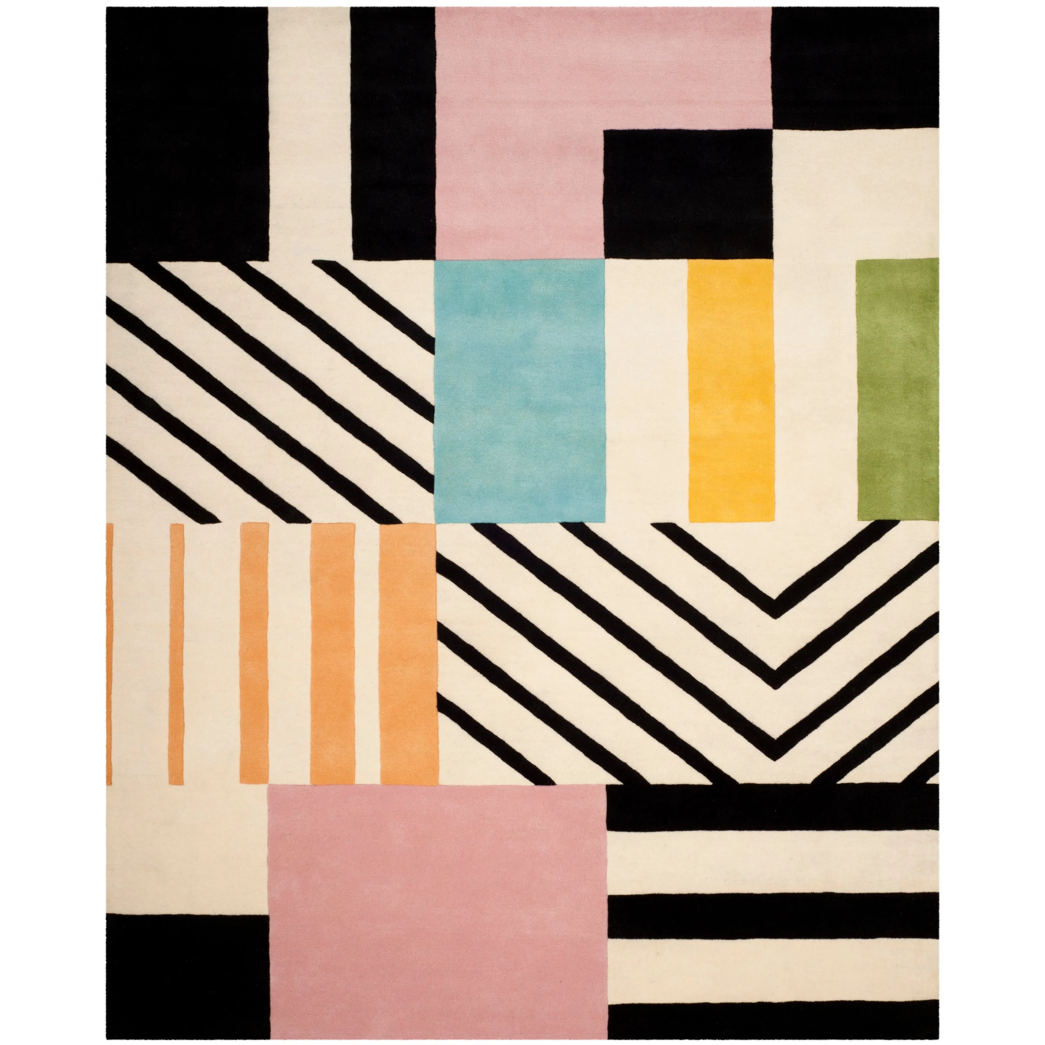 SAFAVIEH Handmade Fifth Avenue Tarsita Mid-Century Modern Wool Rug
