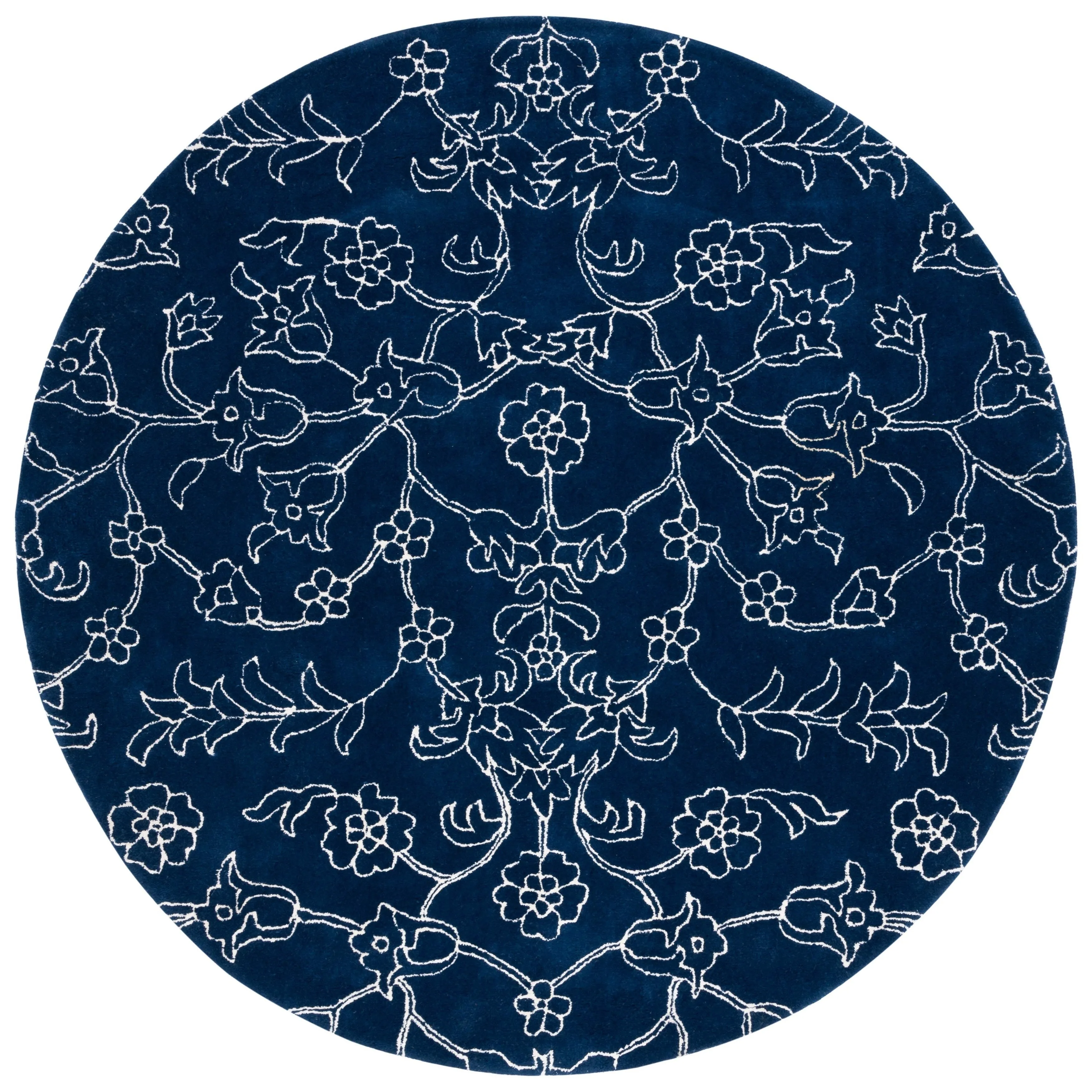 SAFAVIEH Handmade Fifth Avenue Timmie Floral New Zealand Wool