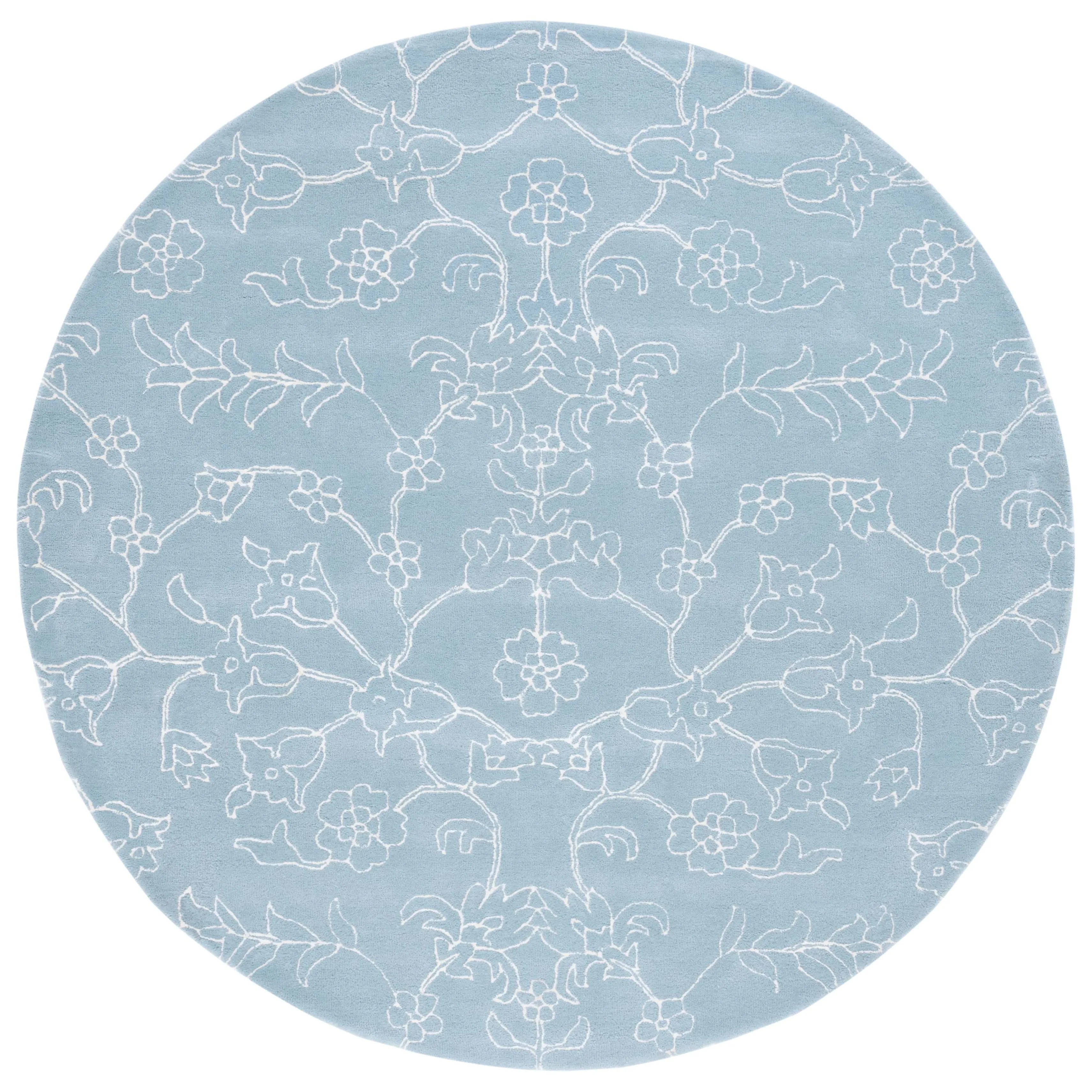SAFAVIEH Handmade Fifth Avenue Timmie Floral New Zealand Wool
