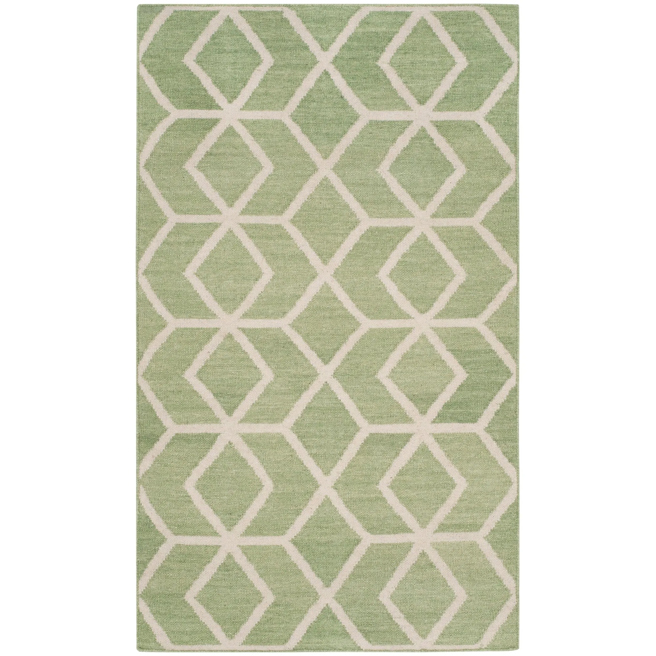 SAFAVIEH Handmade Flatweave Dhurries Kruttika Modern Moroccan Wool Rug