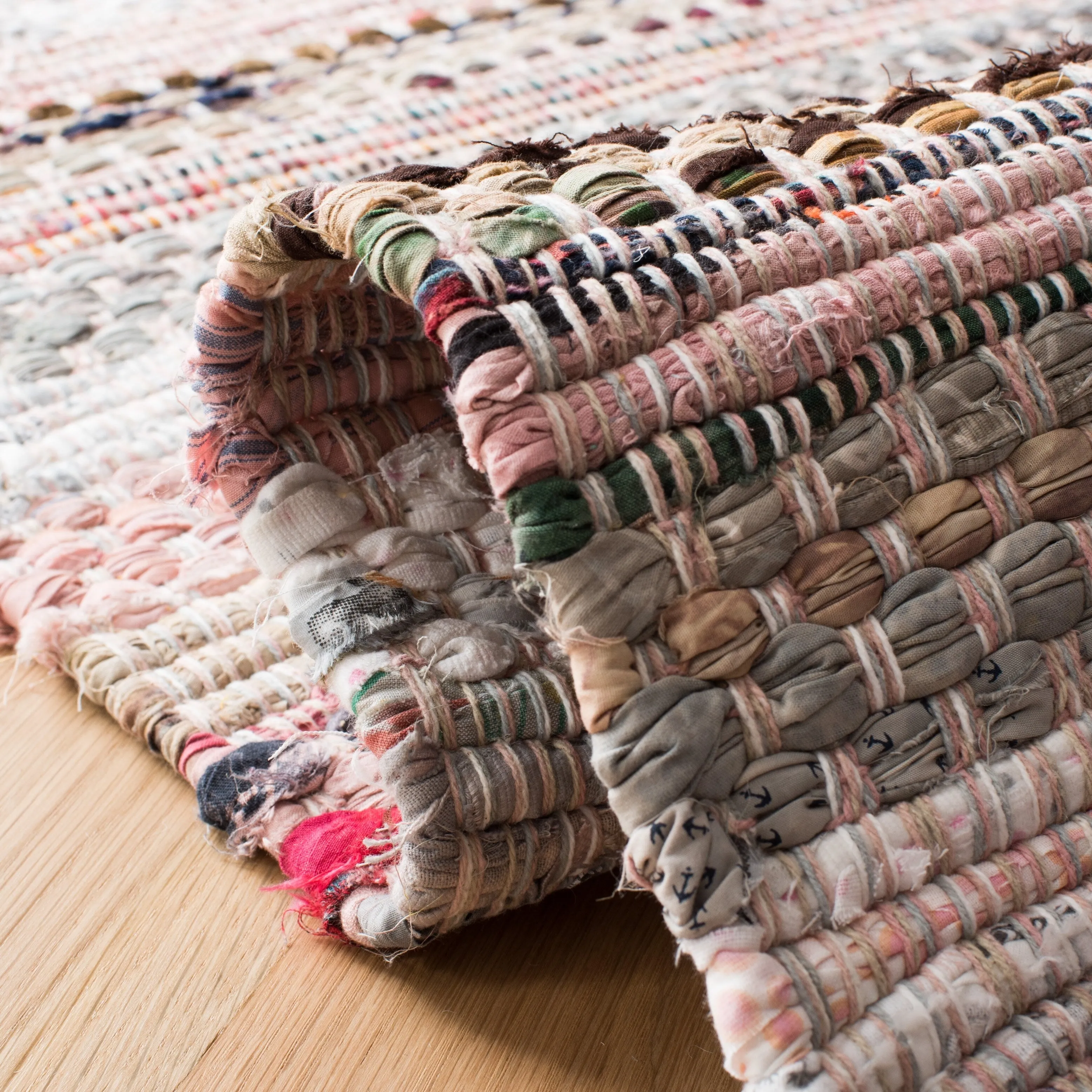 SAFAVIEH Handmade Flatweave Montauk Alketa Casual Cotton Rug