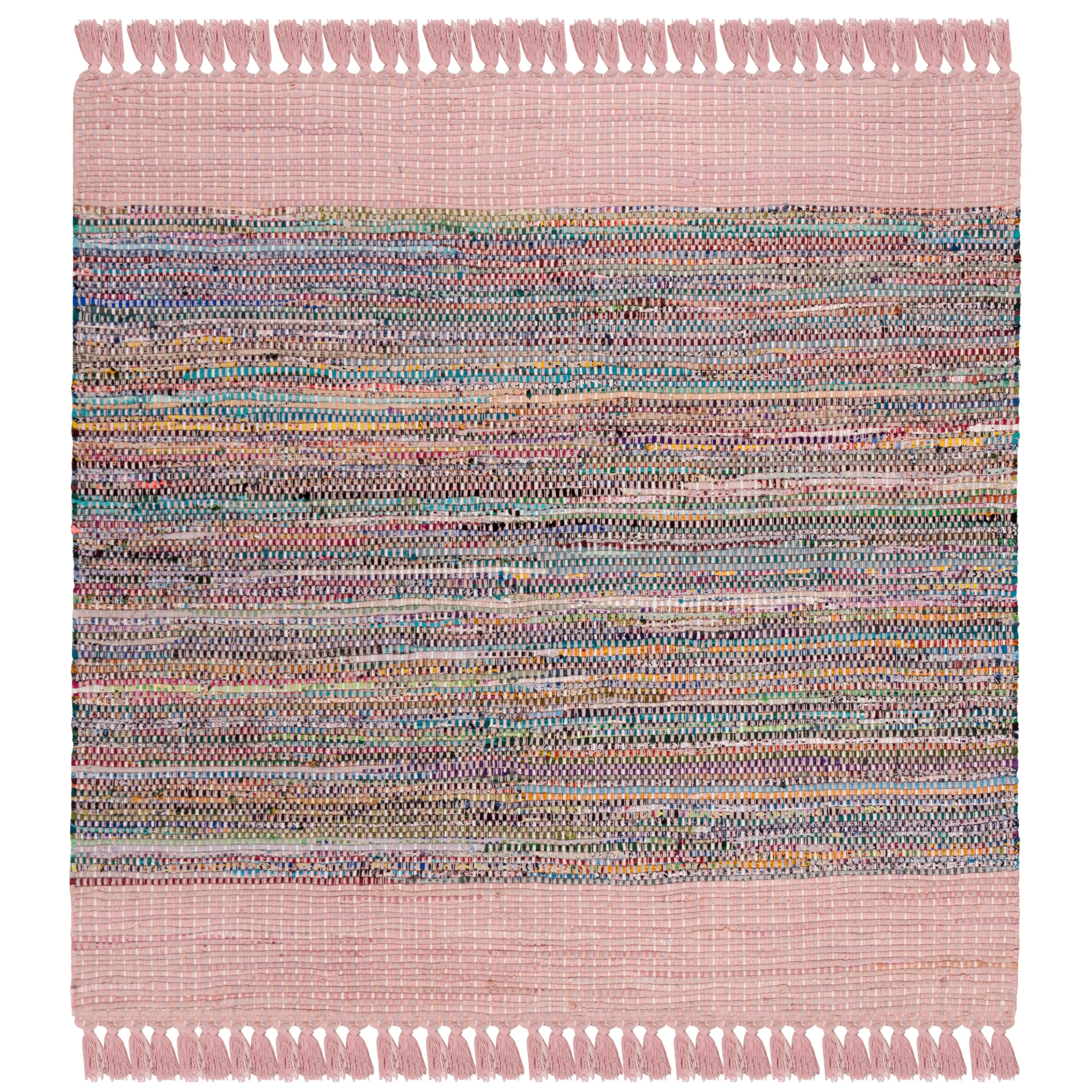 SAFAVIEH Handmade Flatweave Montauk Bylgja Casual Cotton Rug