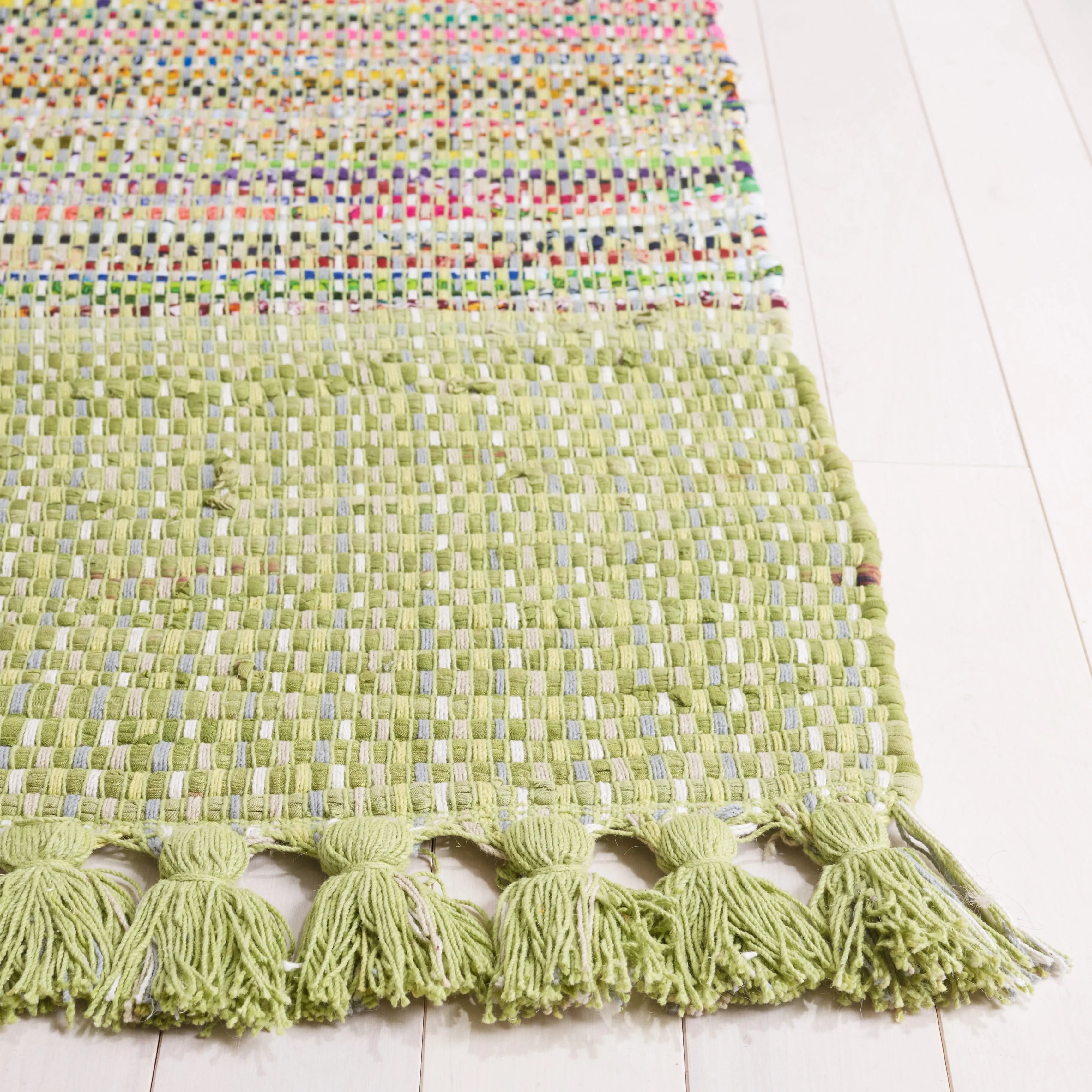 SAFAVIEH Handmade Flatweave Montauk Bylgja Casual Cotton Rug