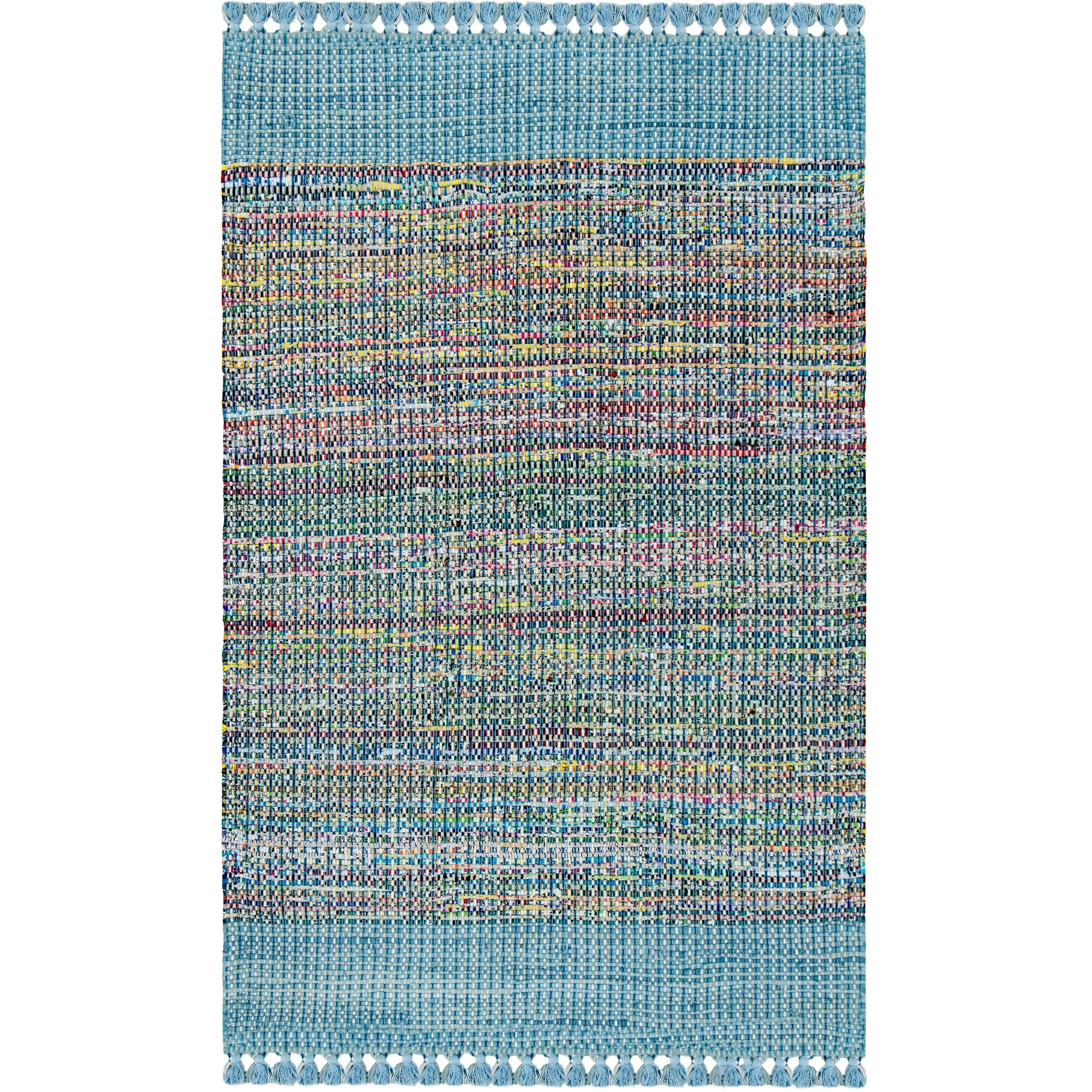 SAFAVIEH Handmade Flatweave Montauk Bylgja Casual Cotton Rug