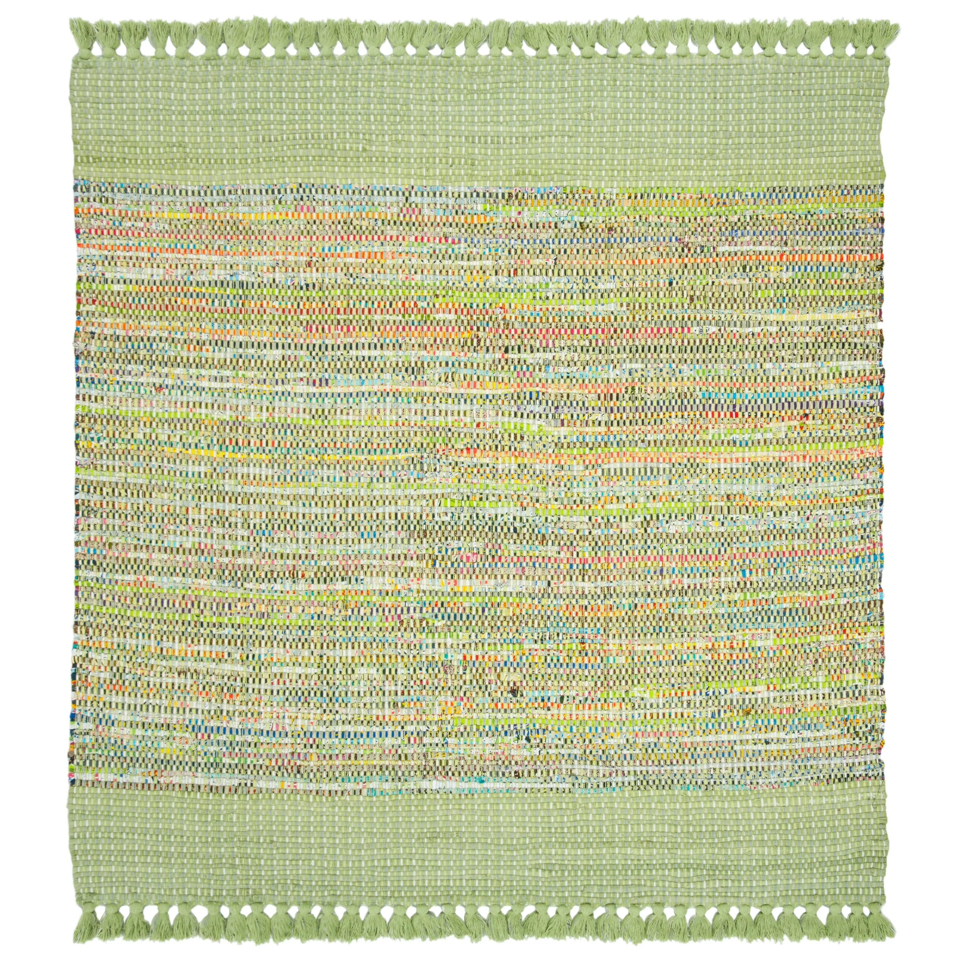 SAFAVIEH Handmade Flatweave Montauk Bylgja Casual Cotton Rug