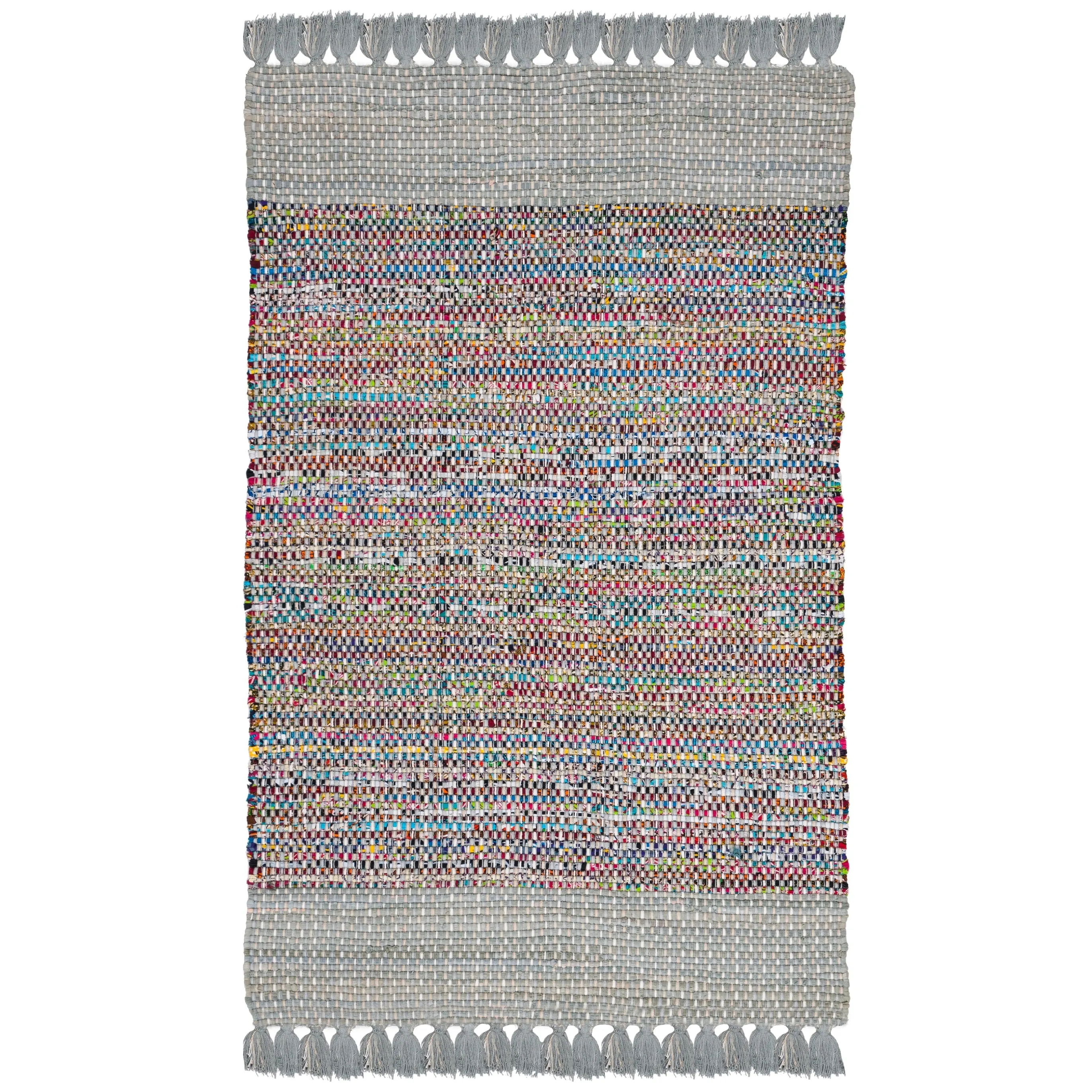 SAFAVIEH Handmade Flatweave Montauk Bylgja Casual Cotton Rug