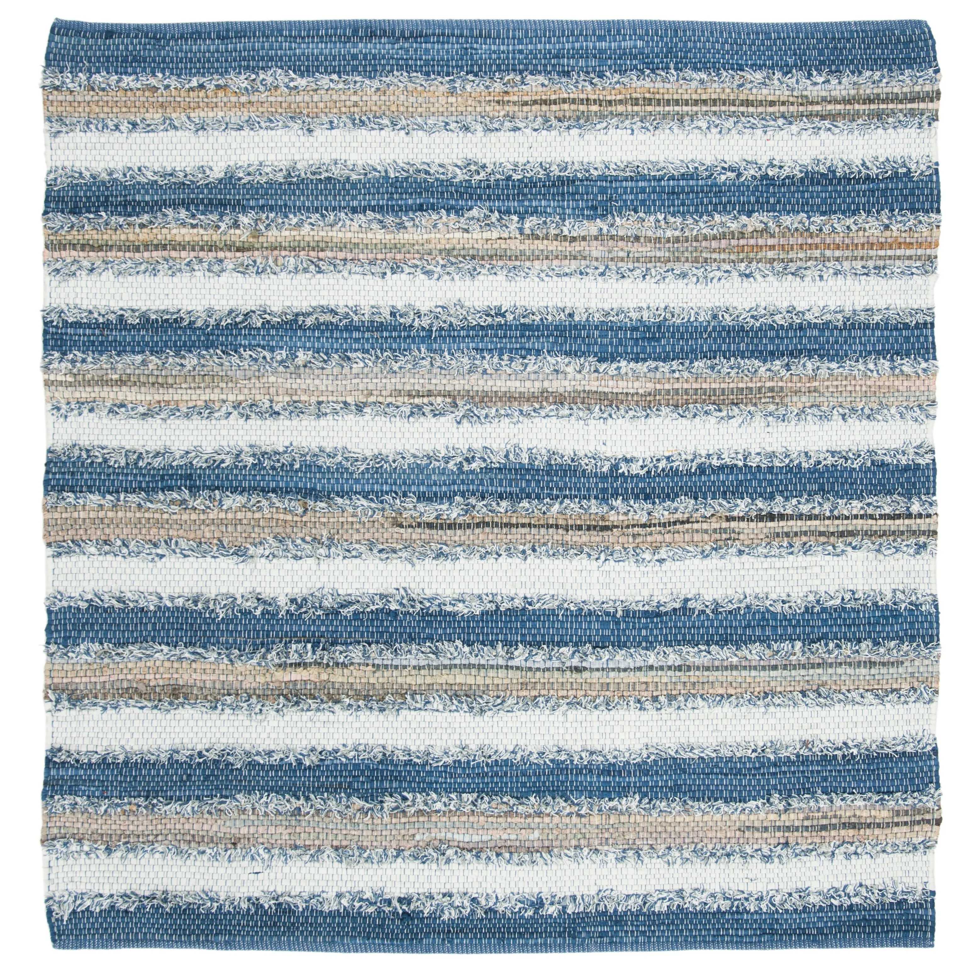 SAFAVIEH Handmade Flatweave Montauk Mridalini Casual Cotton Rug