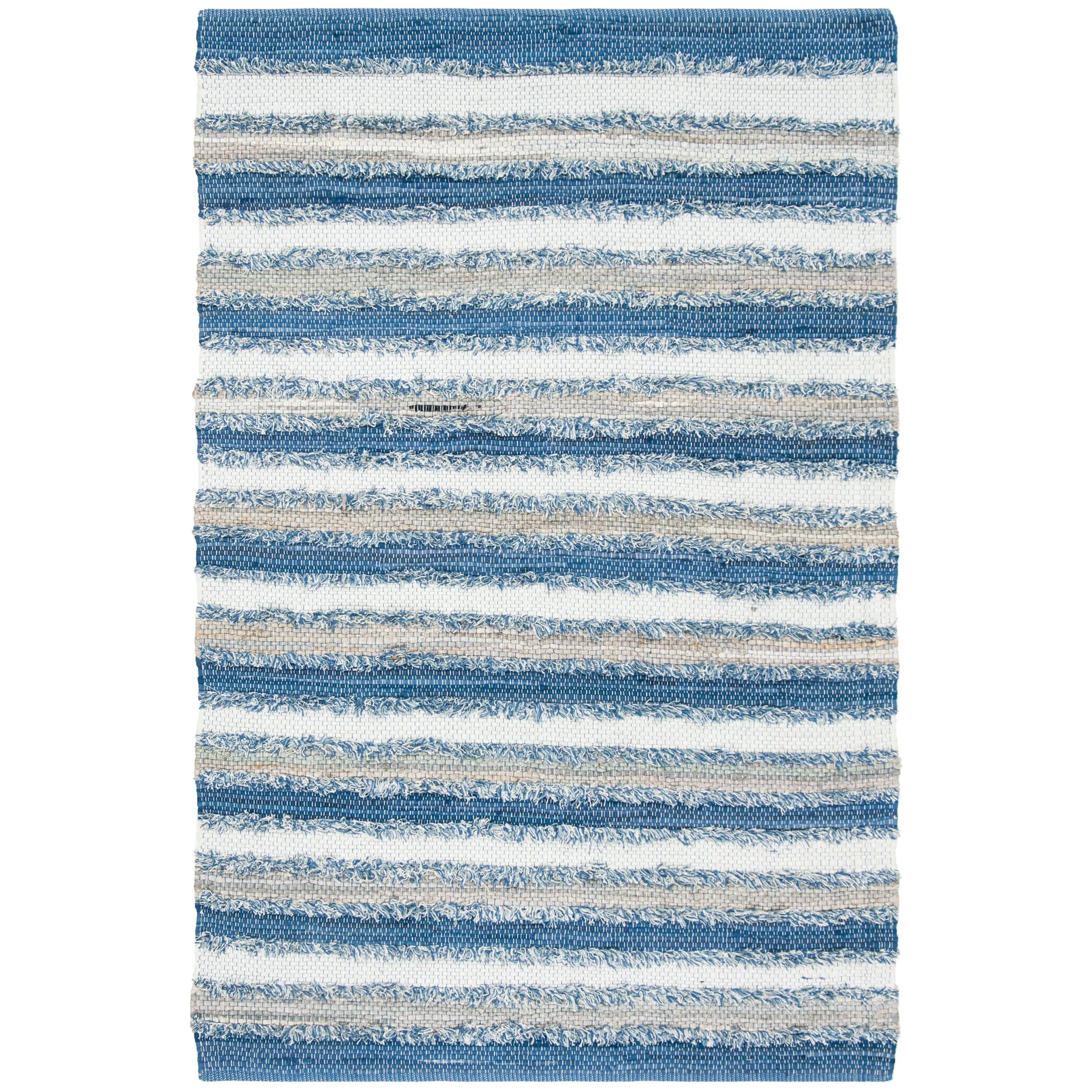 SAFAVIEH Handmade Flatweave Montauk Mridalini Casual Cotton Rug