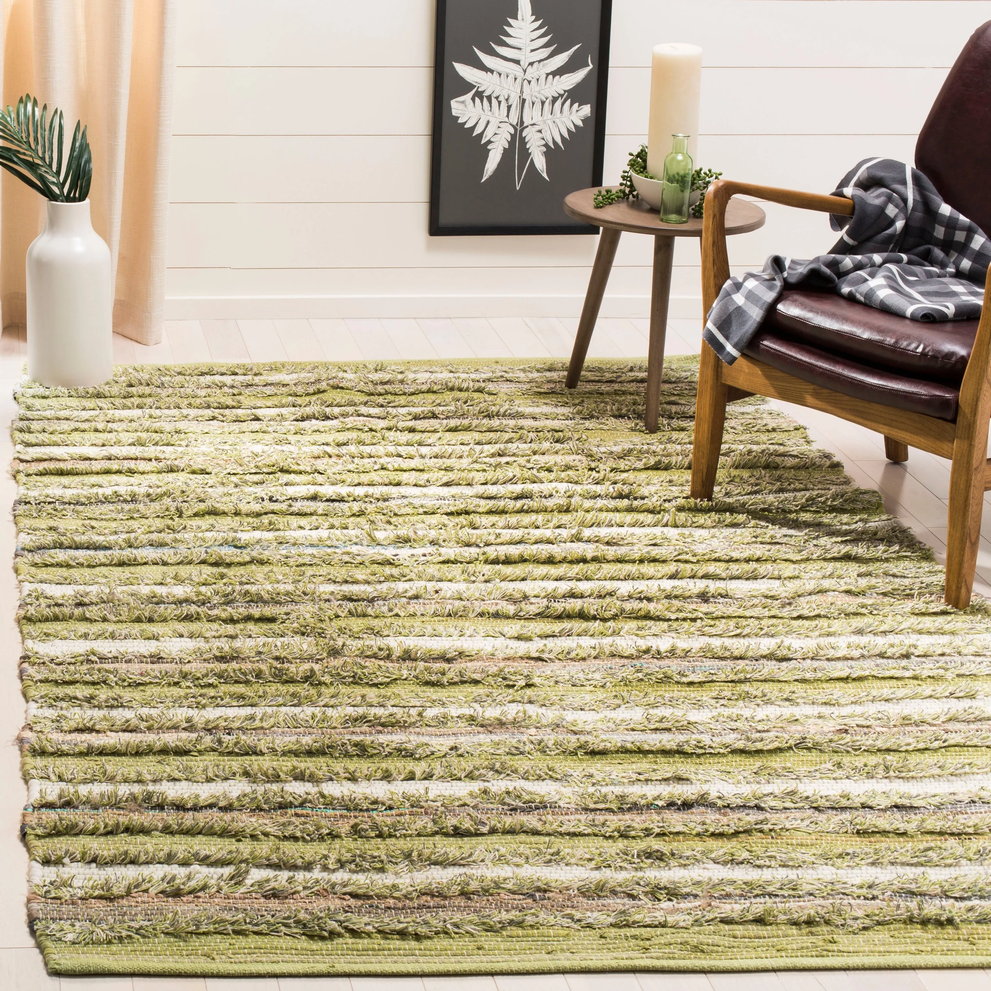 SAFAVIEH Handmade Flatweave Montauk Mridalini Casual Cotton Rug